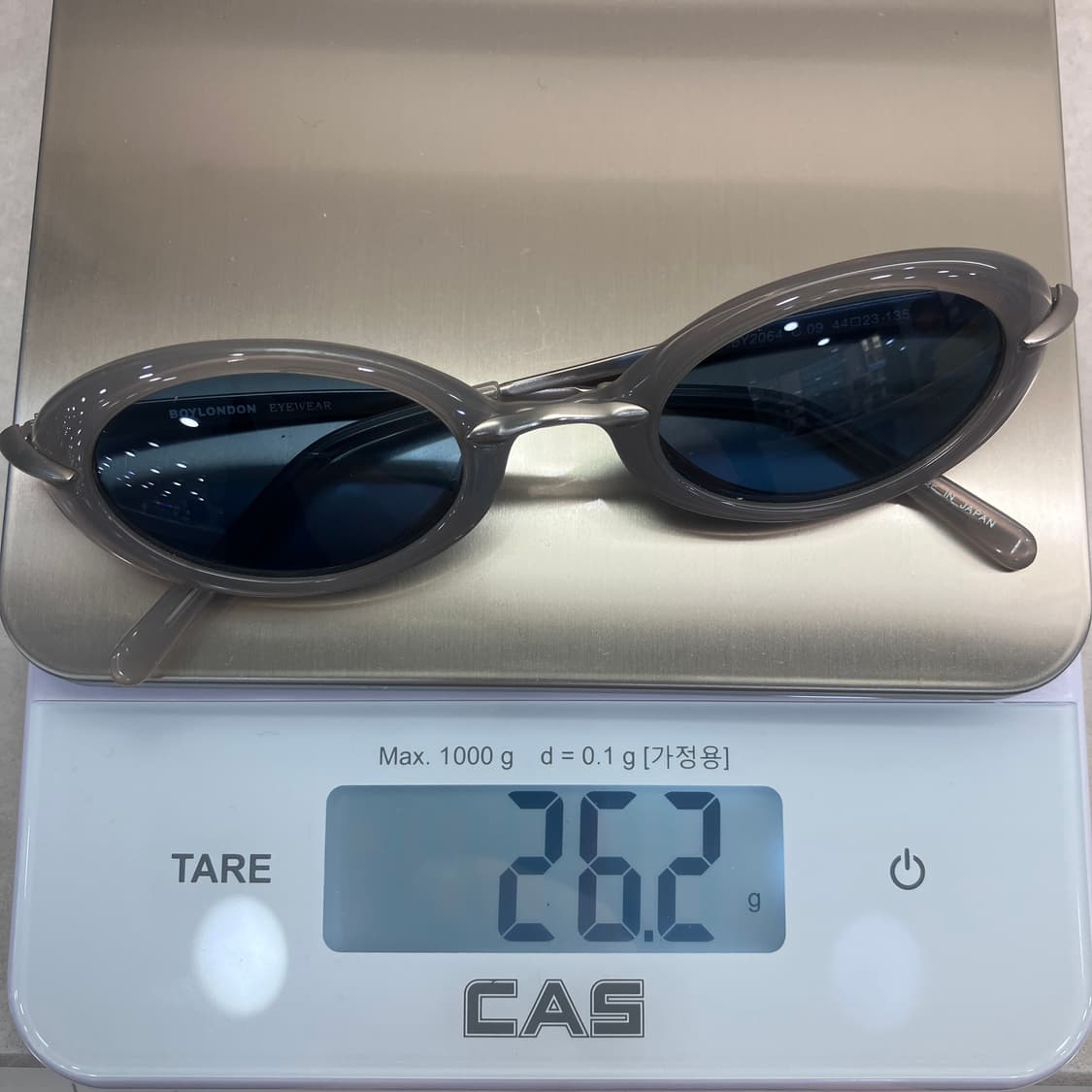 D11 보이런던 BOYLONDON 그레이 실버 빈티지 오벌 선글라스 상품이미지8