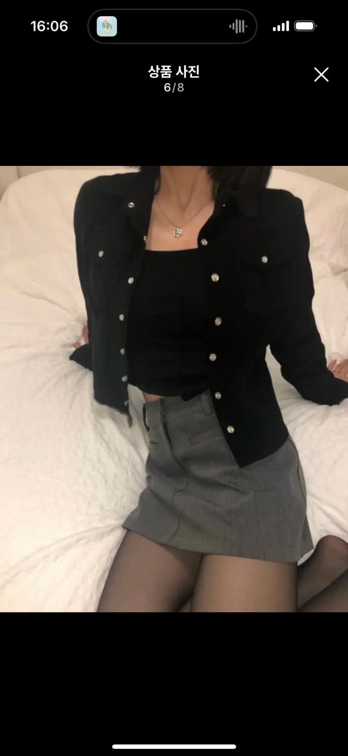 애즈온 로우라이즈 스커트 m 상품이미지3