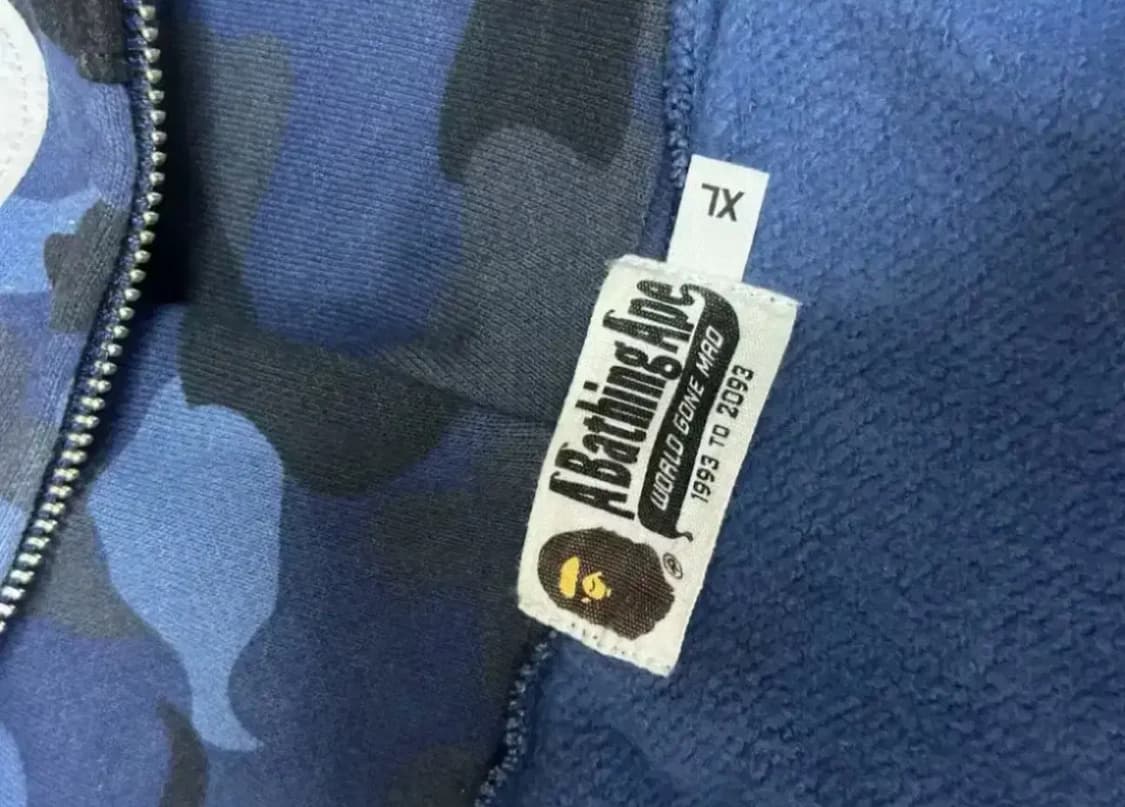 베이프 청계 후드집업xl 상품이미지4