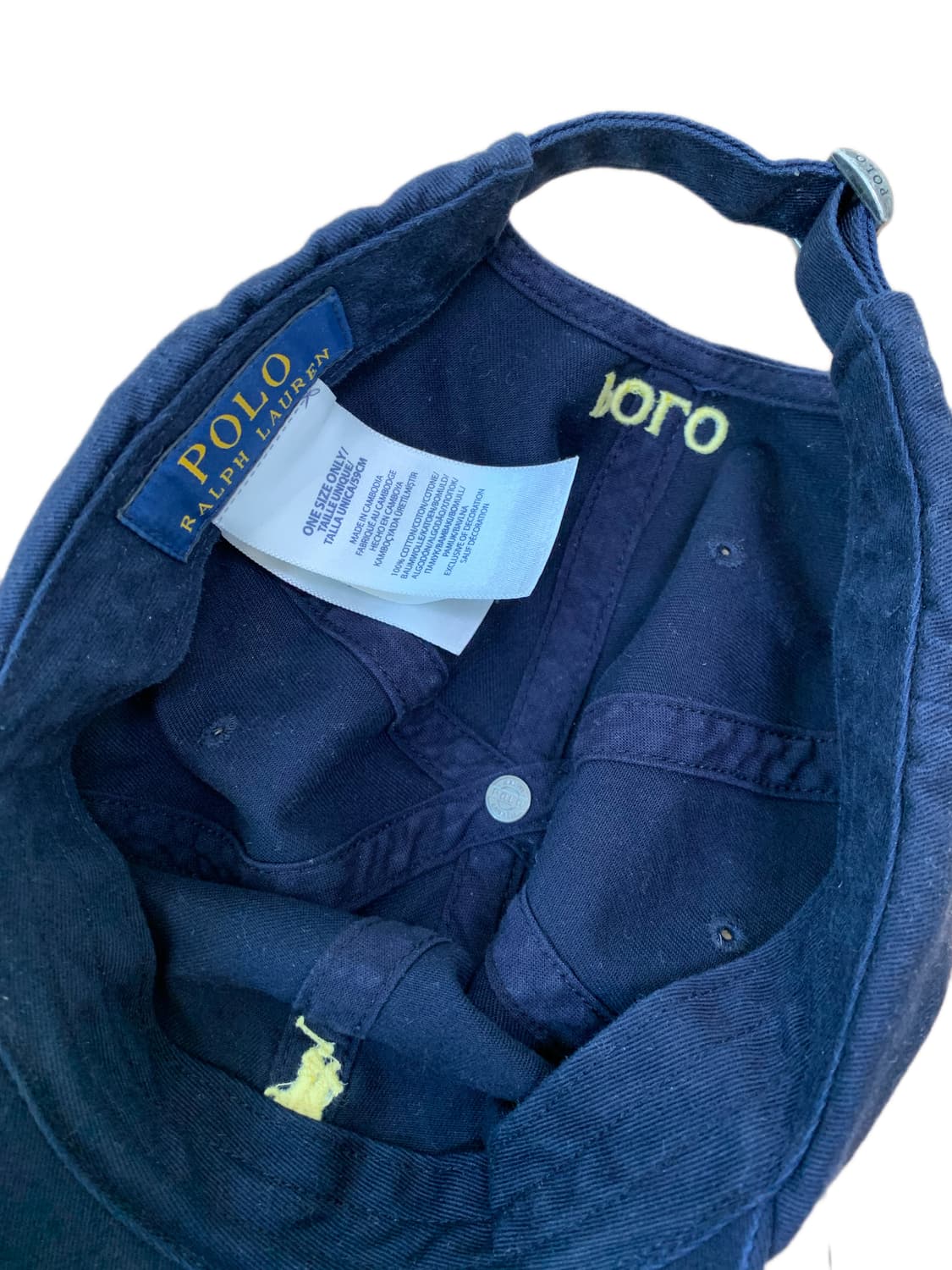 폴로 랄프러렌 볼캡 모자 네이비 상품이미지3