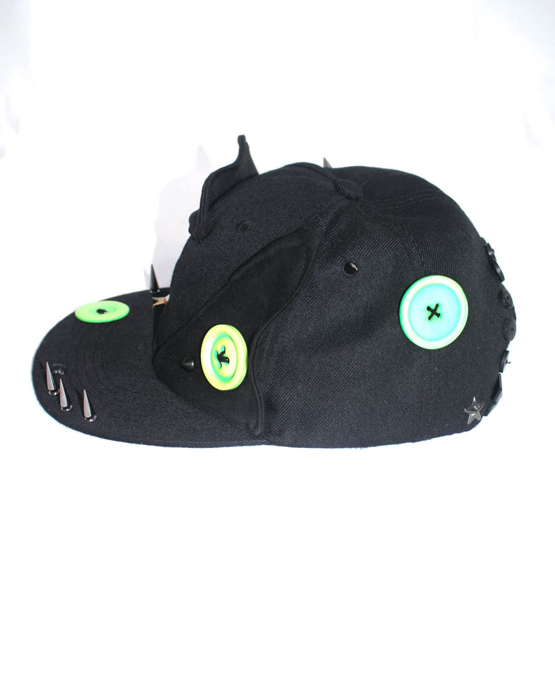 NEON-GREEN Cat-Ear spike snapback 상품이미지5