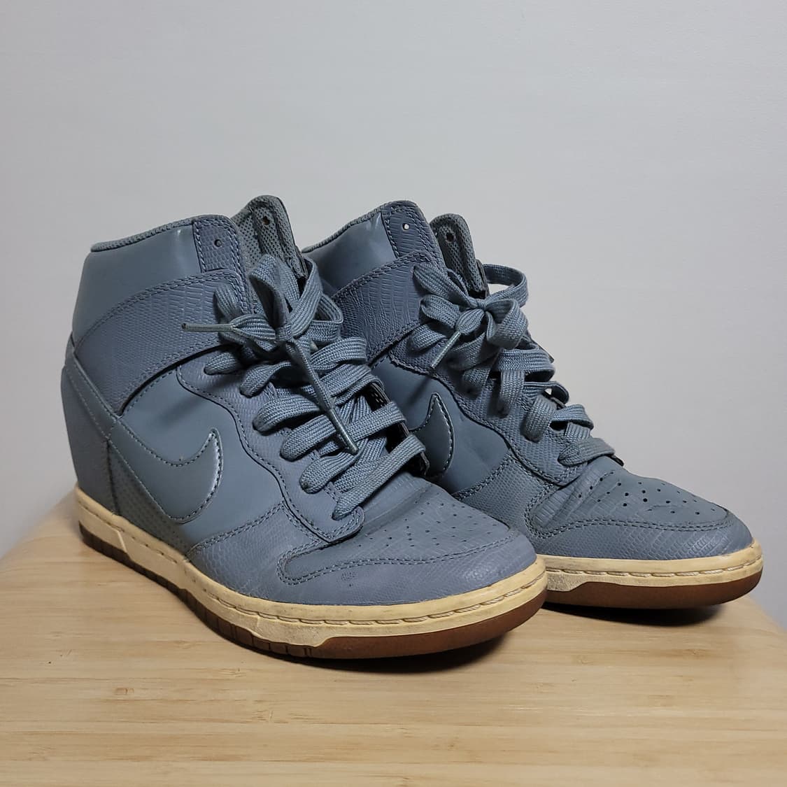 (245) NIKE 나이키 덩크 하이 스카이 그레이 여성용 상품이미지3