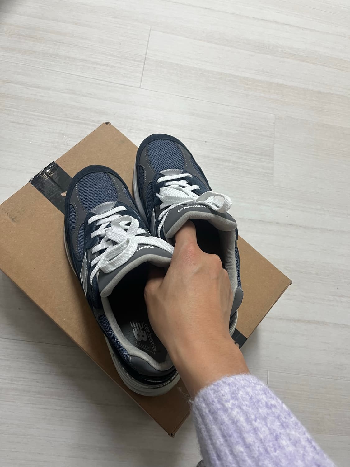 [270]뉴발란스992 네이비 상품이미지2