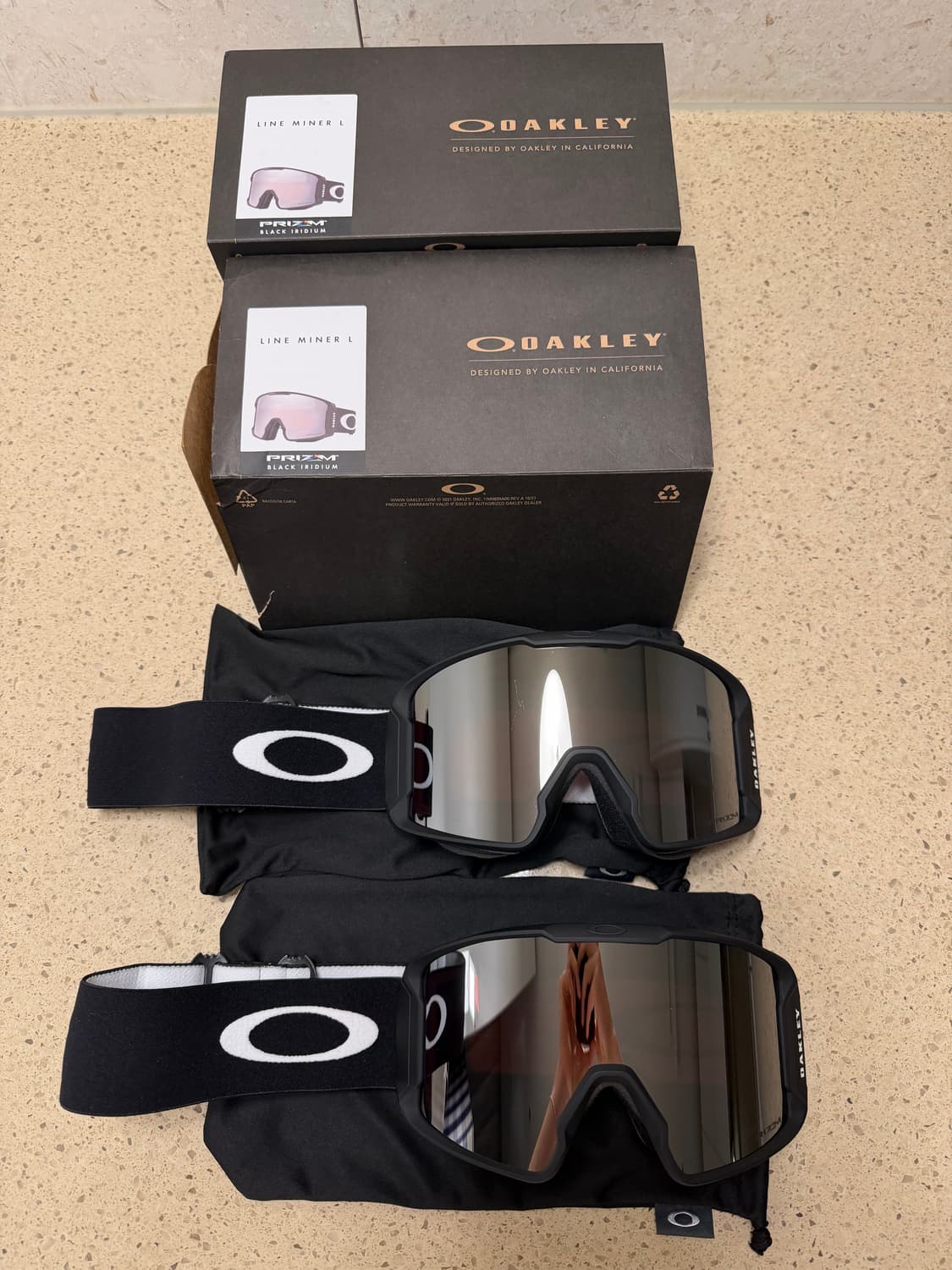 오클리 라인마이너L 블랙이리듐 2개 상품이미지1