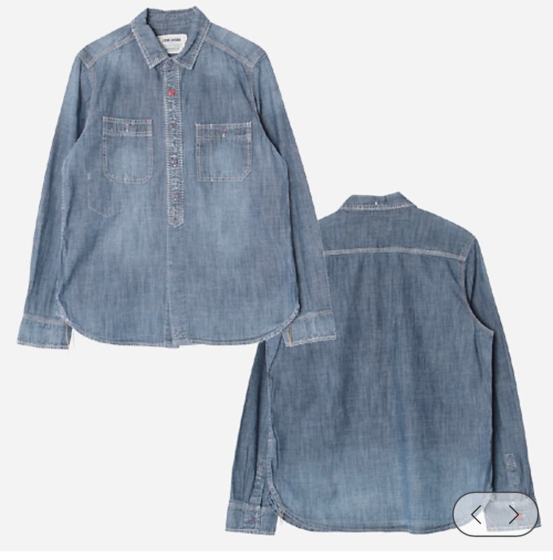 Cube sugar 큐브 슈가 청셔츠 워크 자켓 상품이미지1