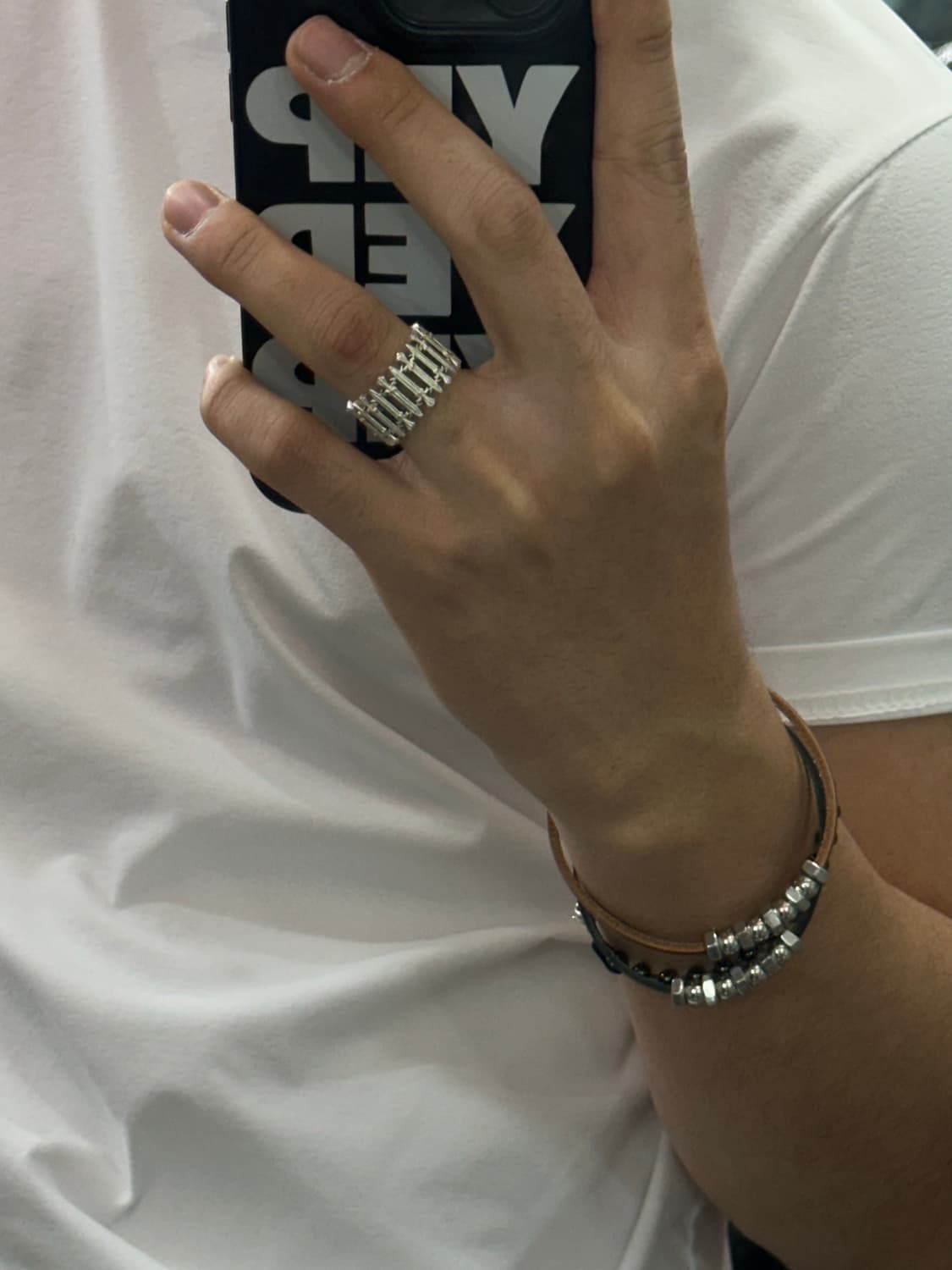 Nut ball - 너트 볼 레더팔찌/brown 상품이미지8