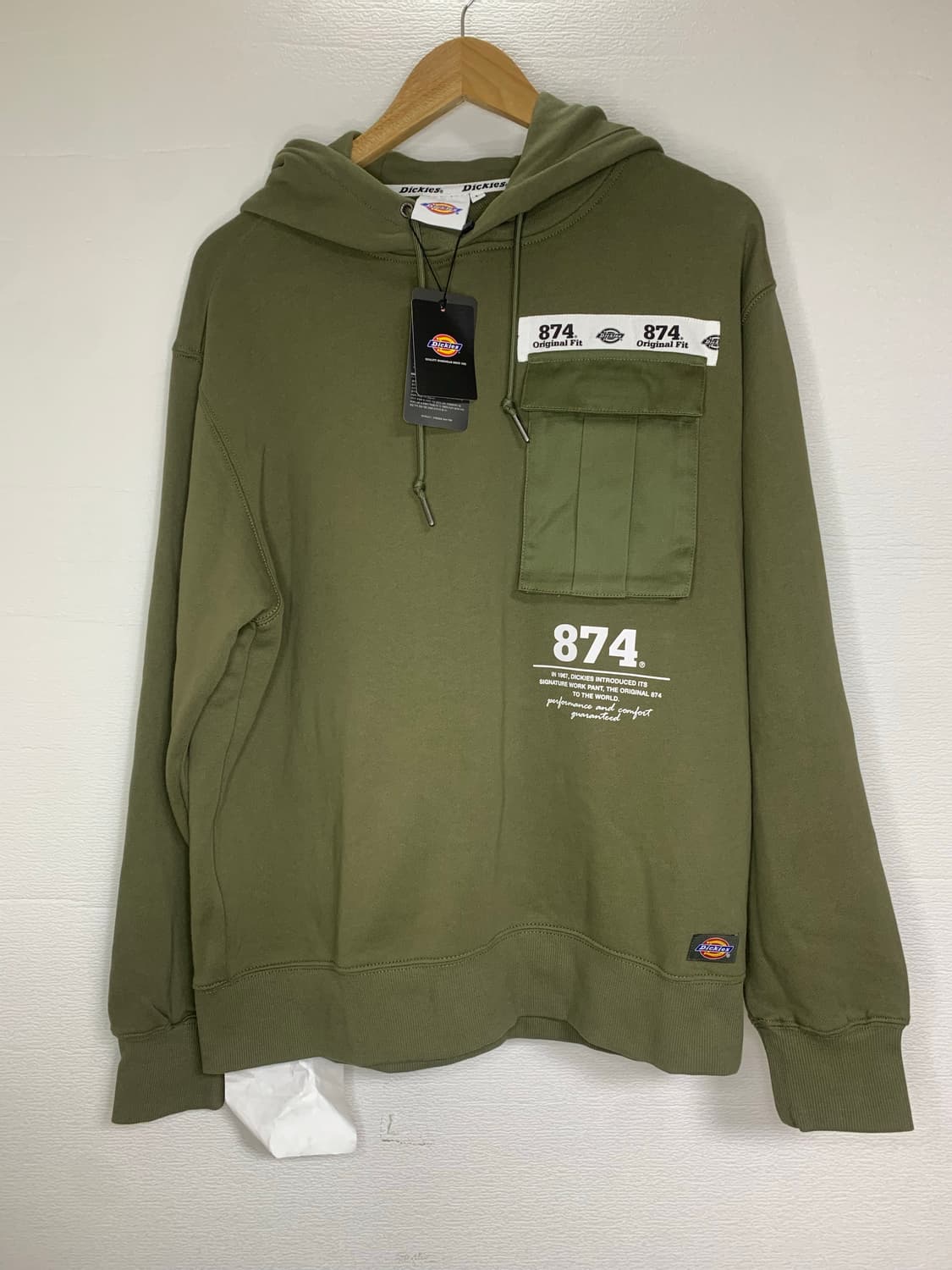 디키즈 874 OG 후드티 카키색 상품이미지1