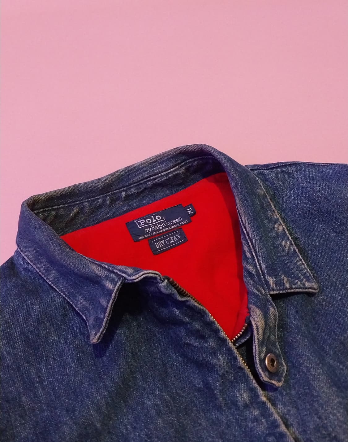 폴로 랄프로렌 데님 베이포트 스윙톱 XL 블루종 바이스윙 스윙탑 상품이미지3