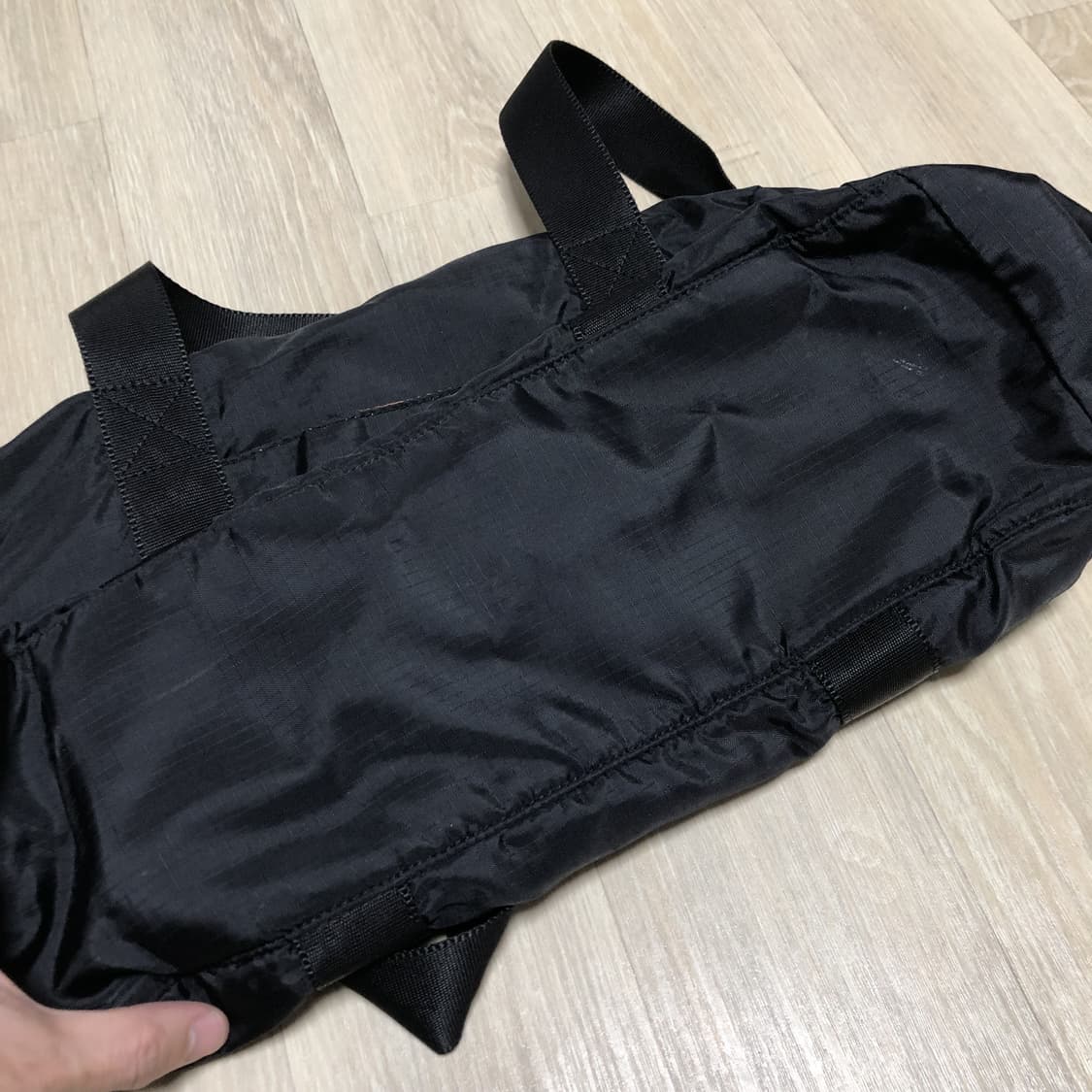 (OS) 콜롬비아 Columbia 립스탑 나일론 GYM 숄더 토드백 블랙 상품이미지10