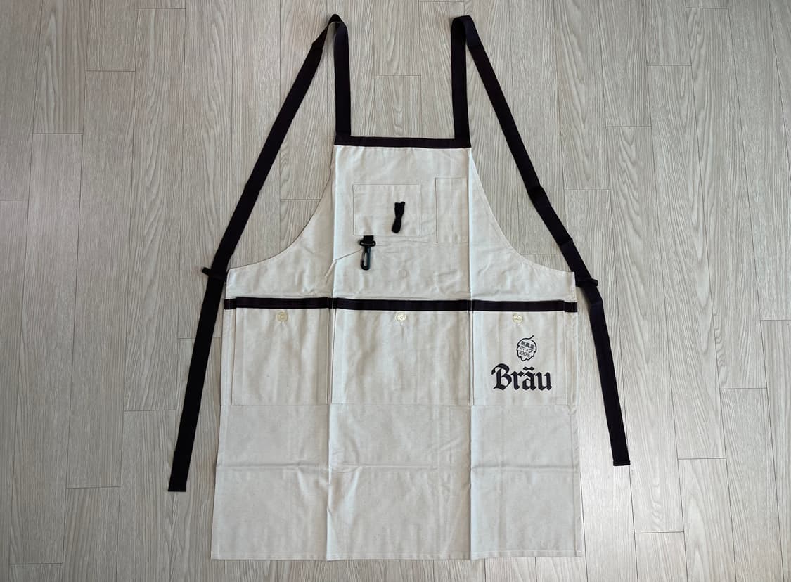 브로 비어 빈티지 앞치마 90s OLD Brau 상품이미지1