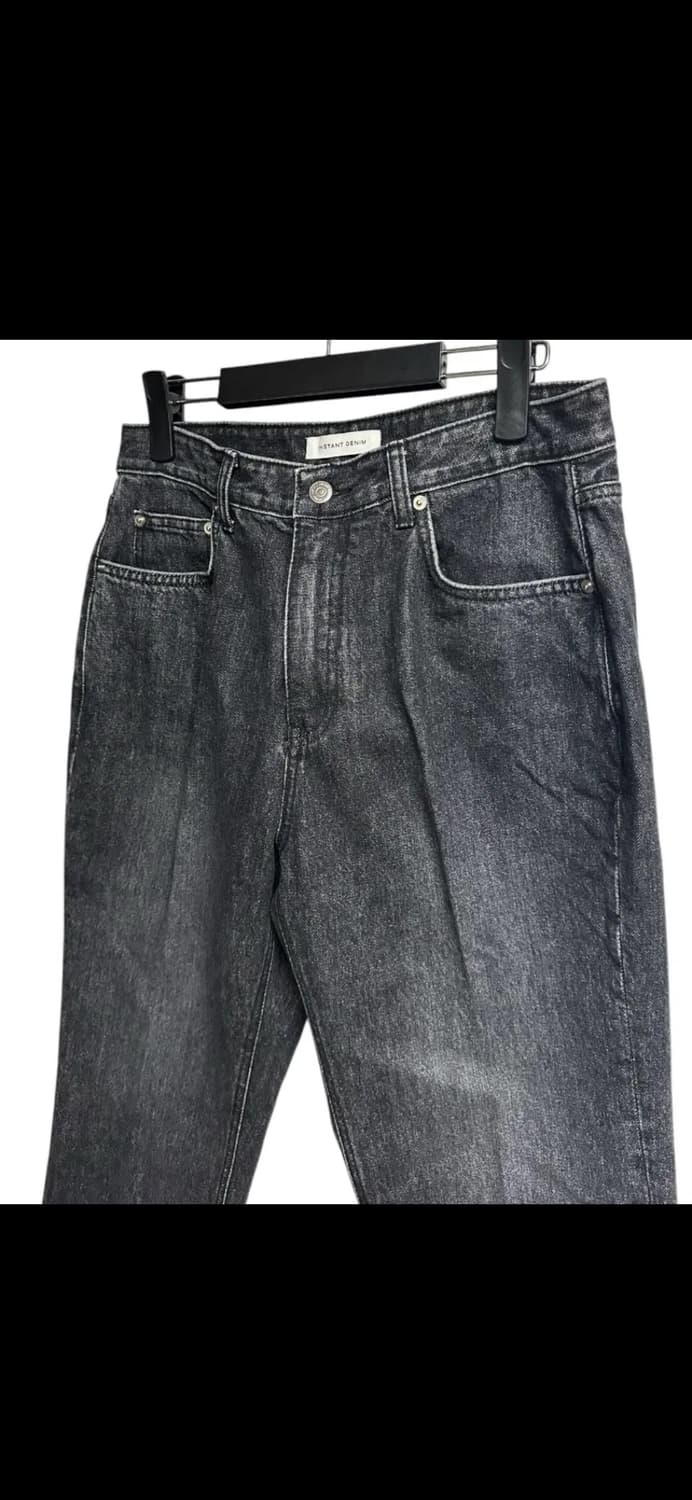 브랜디드 인스턴트 데님 블랙 워싱 레귤러핏 데님팬츠 30size 새상품 상품이미지2