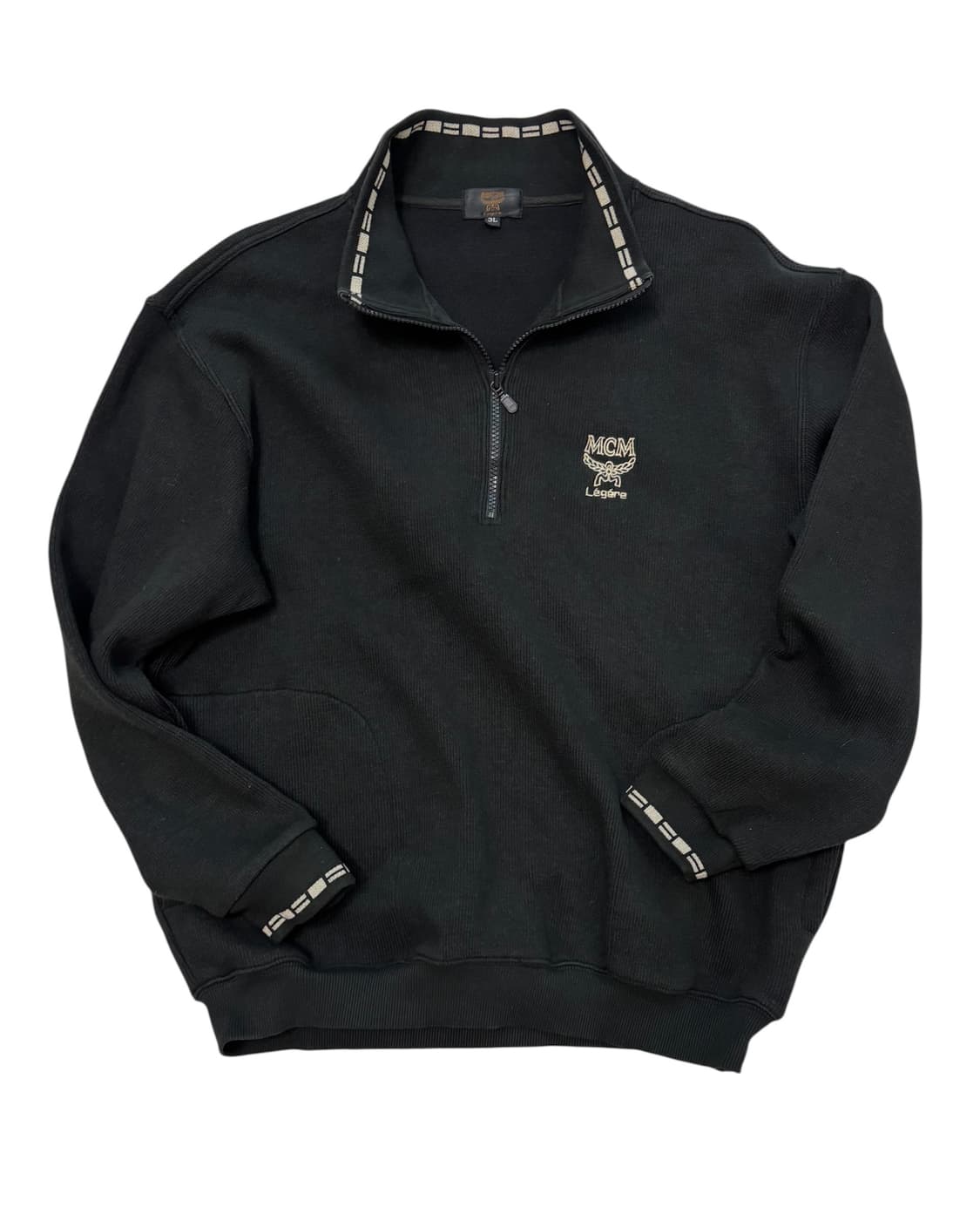 MCM 크루넥 반집업 스웨터 상품이미지9