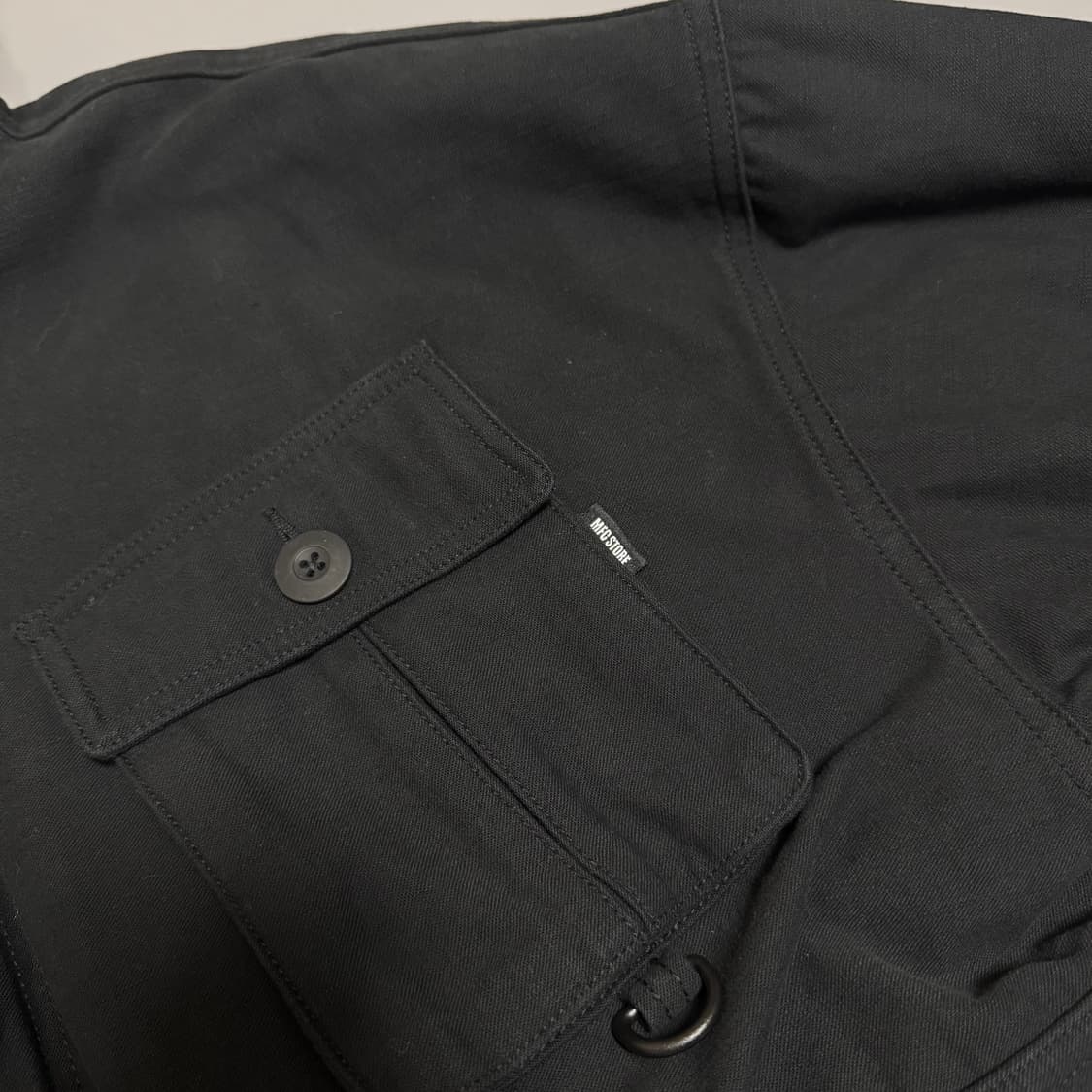 MFC STORE 블랙컬러 라벨 로고 코튼 복각 필드 자켓 상품이미지7