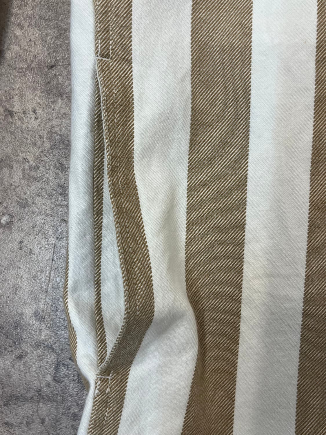 송지오 스트라이프 코튼 포켓 셔츠 자켓  #csz1590 상품이미지7