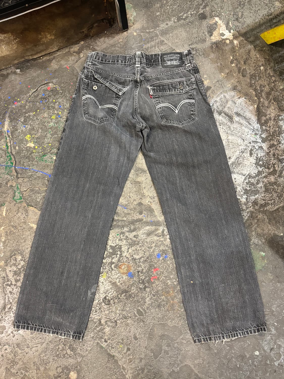 리바이스 569 흑청 상품이미지10