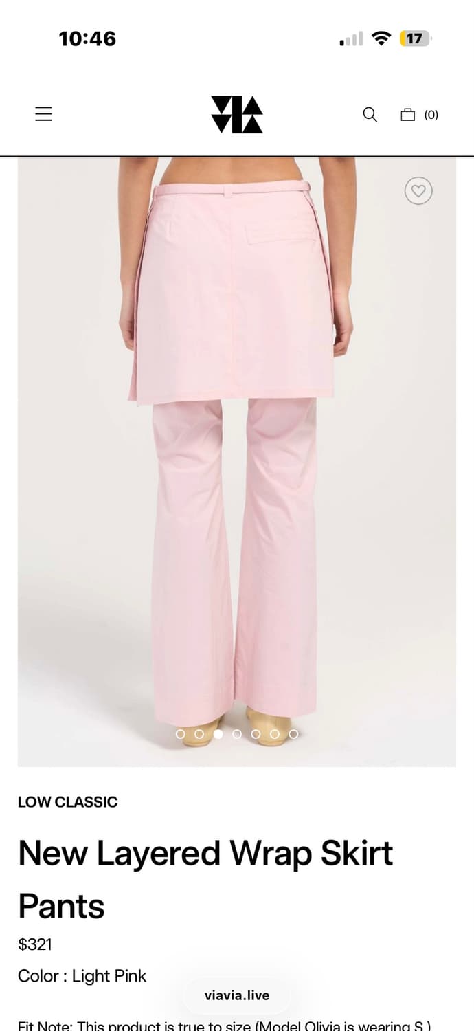 LOW CLASSIC New Layered Wrap Skirt Pants 상품이미지6