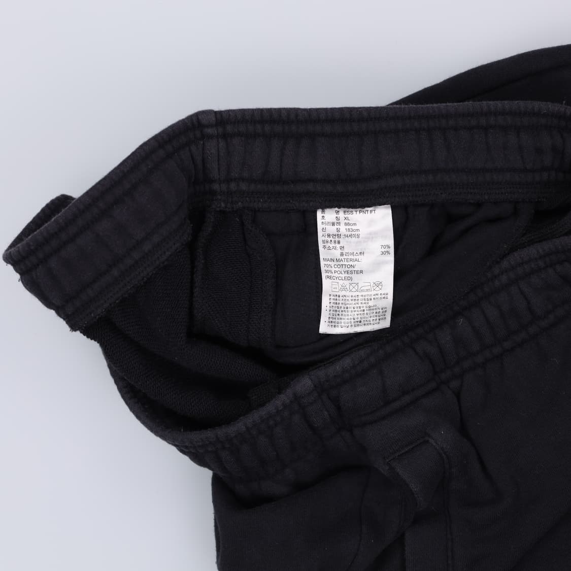 XL 아디다스 블랙 조거팬츠 바지 0123H2 상품이미지4