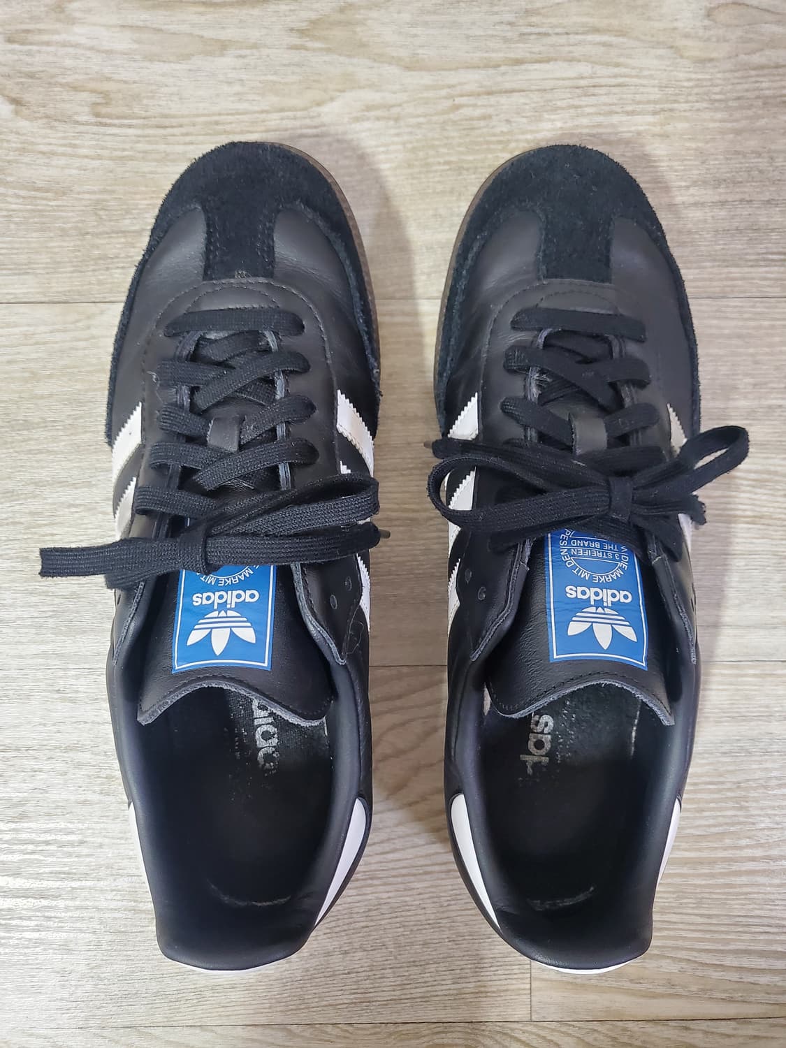 [280] 아디다스 삼바 OG 블랙 화이트 검 상품이미지3