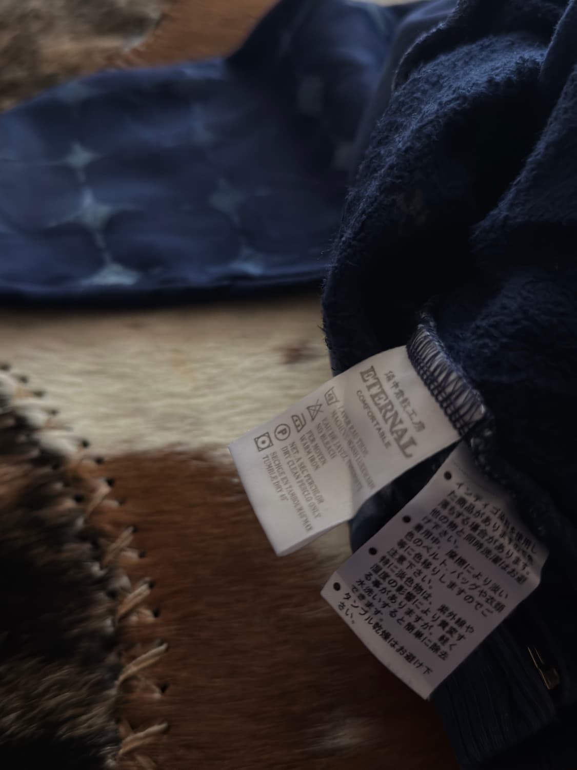 Eternal Indigo Starburst Hoodie zip-up 상품이미지9