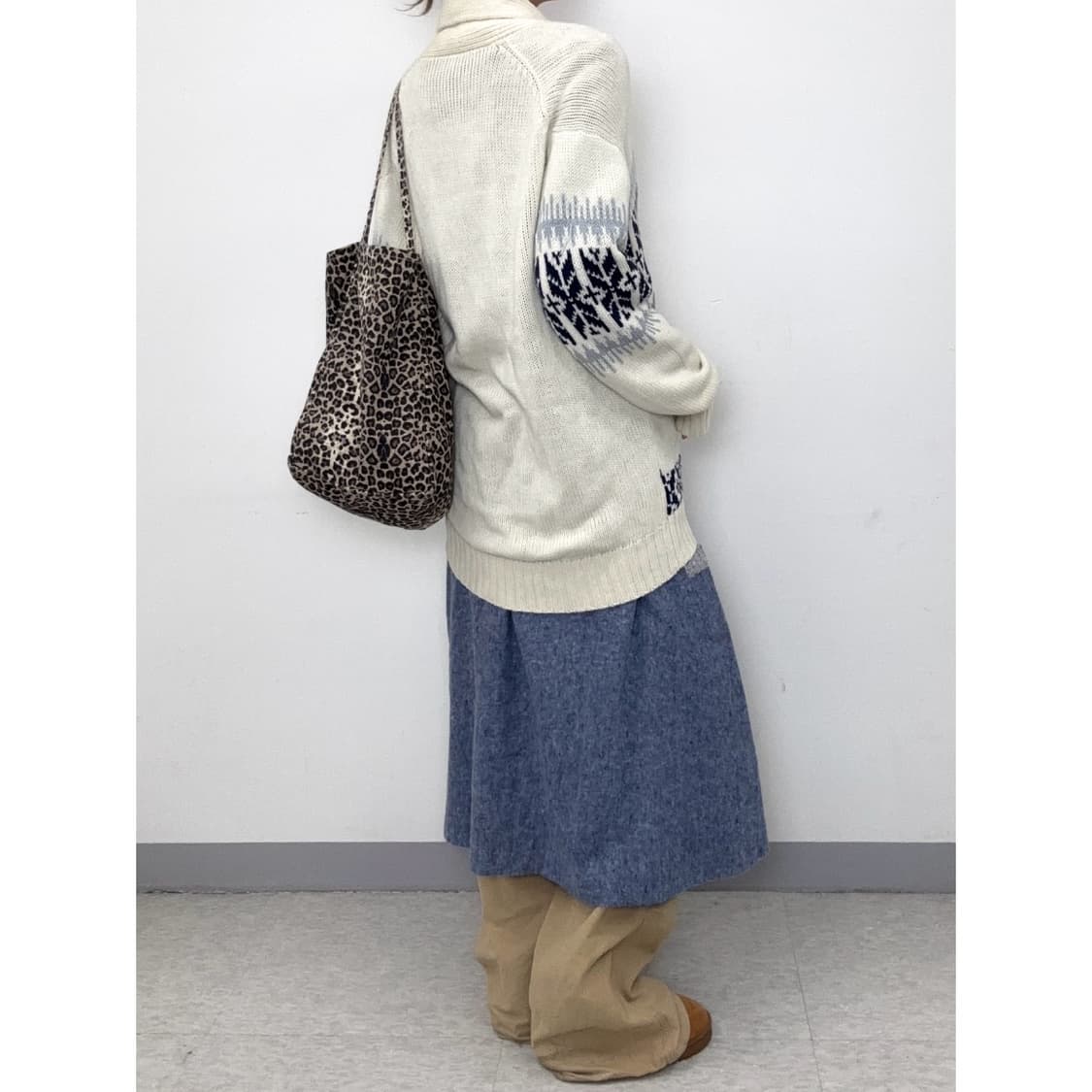 빈티지 아이보리 노르딕 가디건 상품이미지4