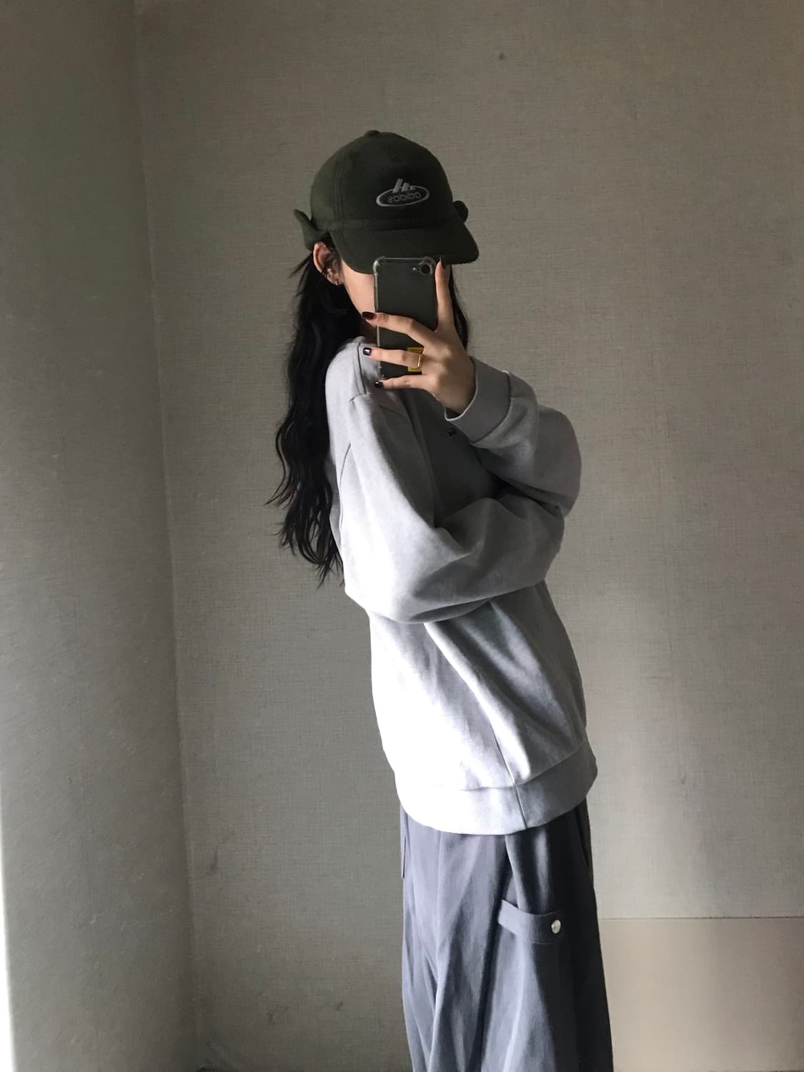 라코스테 연그레이 맨투맨 상품이미지3