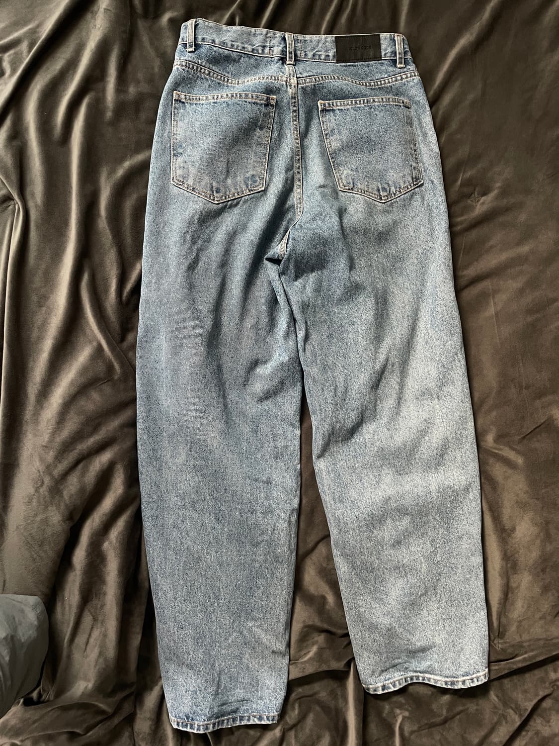 어널러코드 원턱 데님 와이드 팬츠 M 상품이미지4