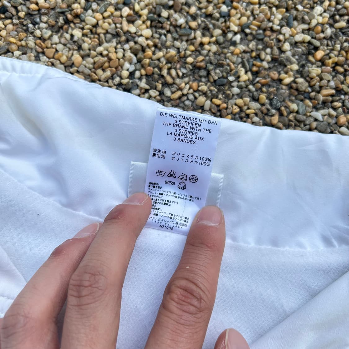 아디다스(ADIDAS) 올드스쿨 화이트 바람막이 자켓 상품이미지5