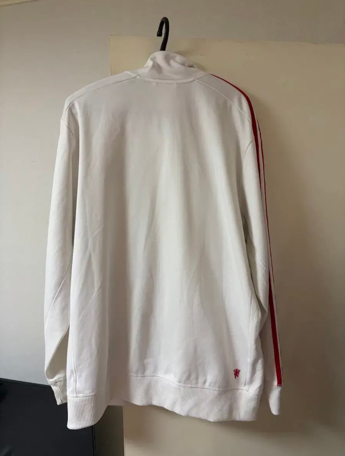 아디다스 희귀 대장급 맨유 흰빨 화이트 트랙탑 저지 상품이미지2