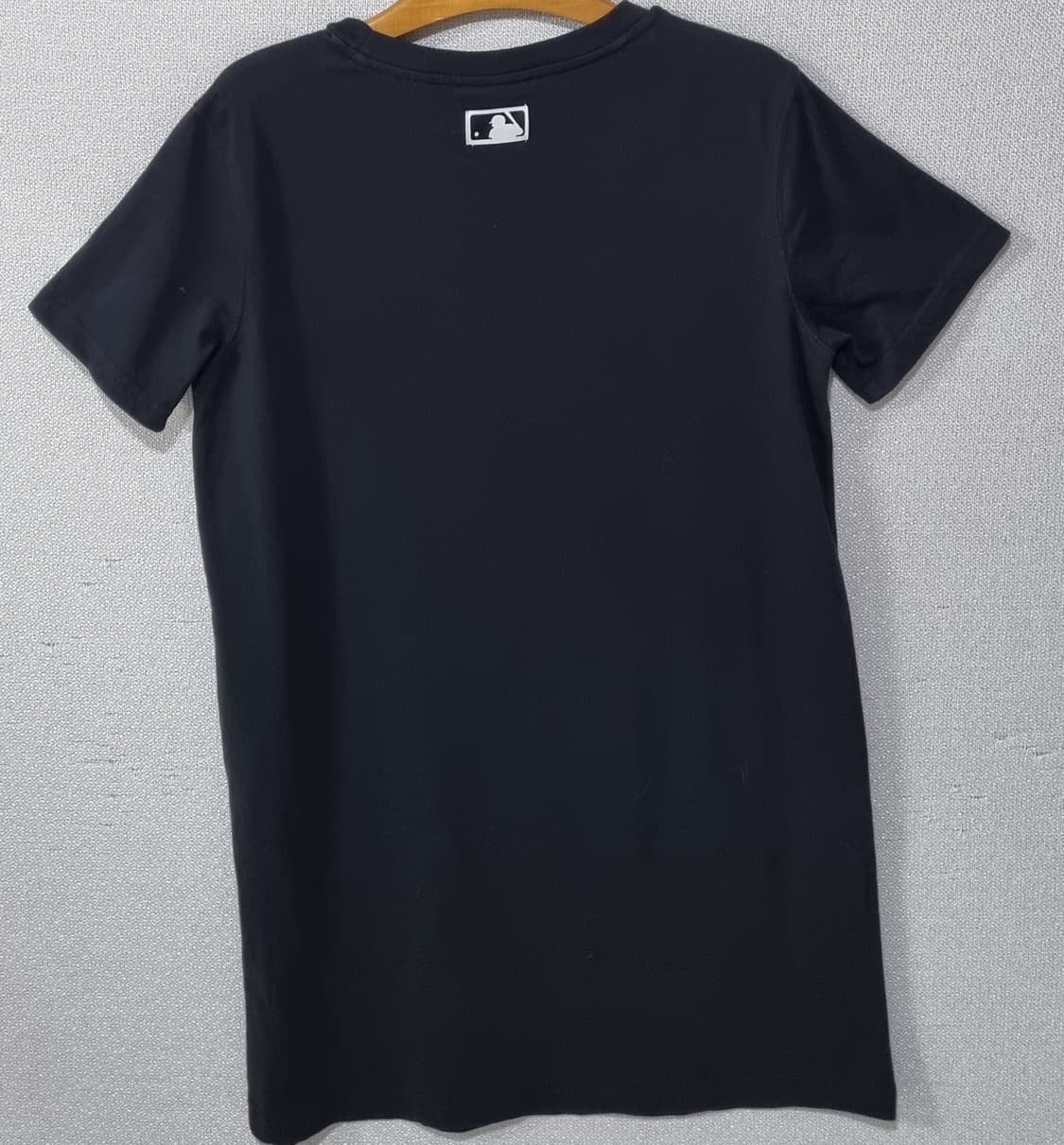 오버핏 XS ) MLB X 미키마우스 블랙 롱 반팔티 상품이미지2