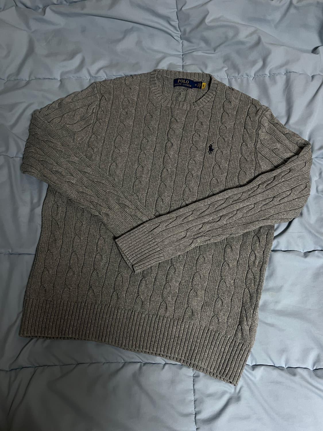 폴로 케이블 꽈배기 니트 m 상품이미지1