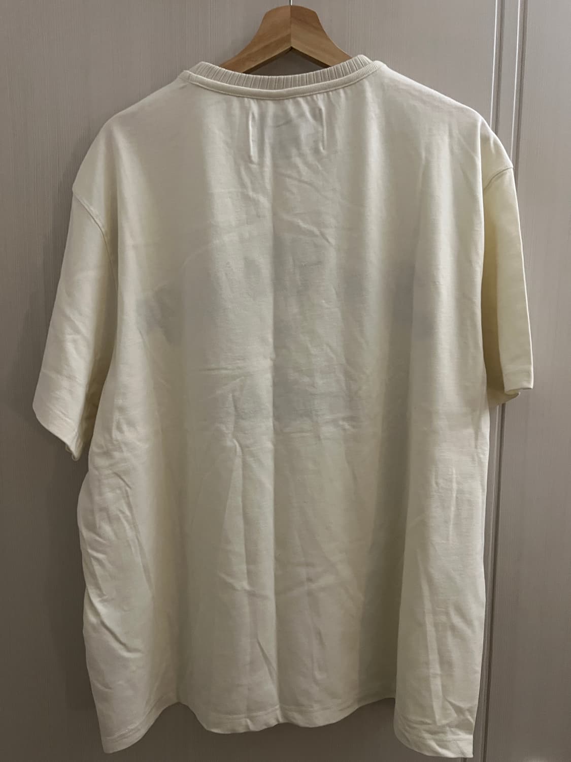 세터 로고 자수 보야지 반팔 티셔츠 리조트 아이보리 상품이미지4