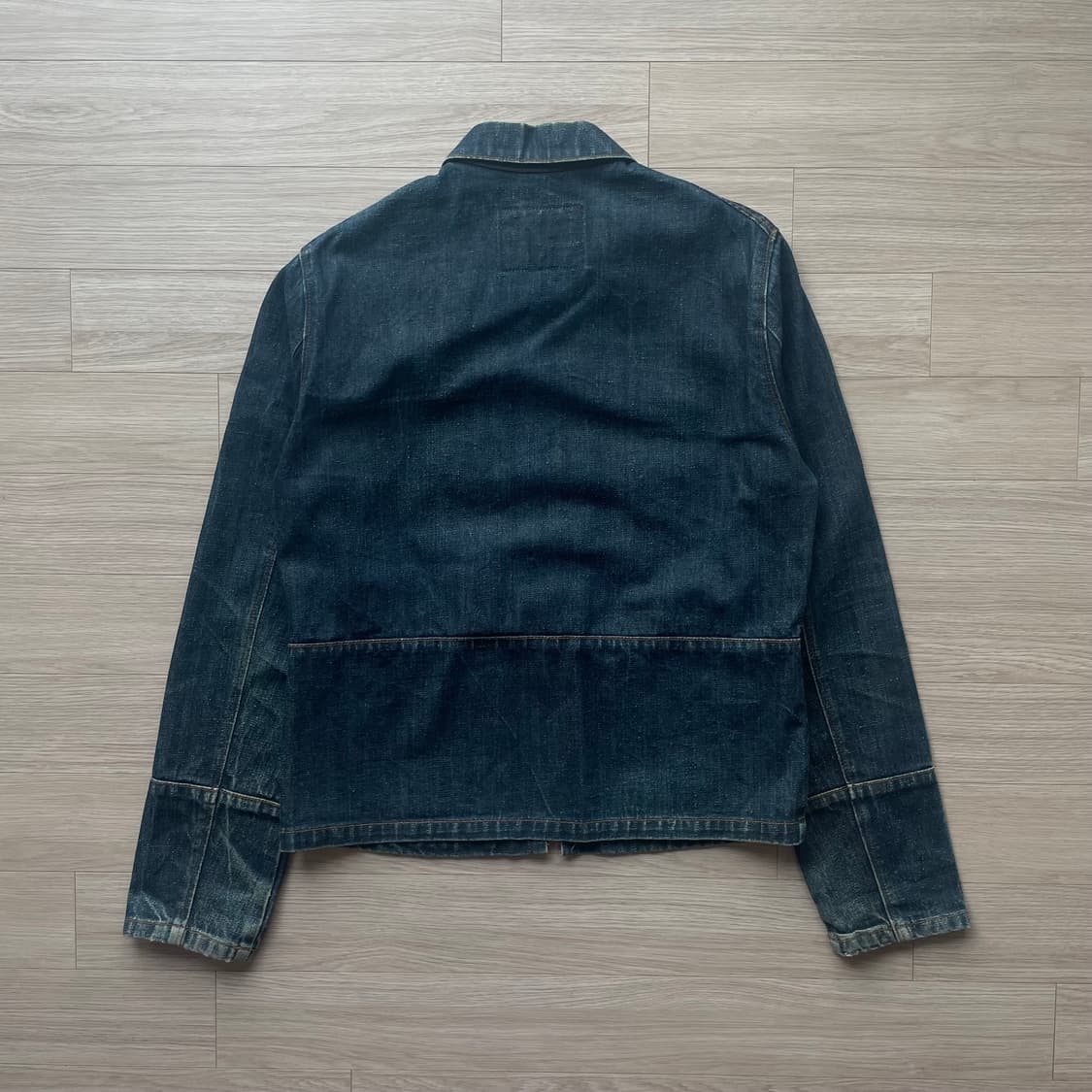 일본 빈티지 PPFM 워싱 데님 집업 자켓 청자켓 상품이미지2