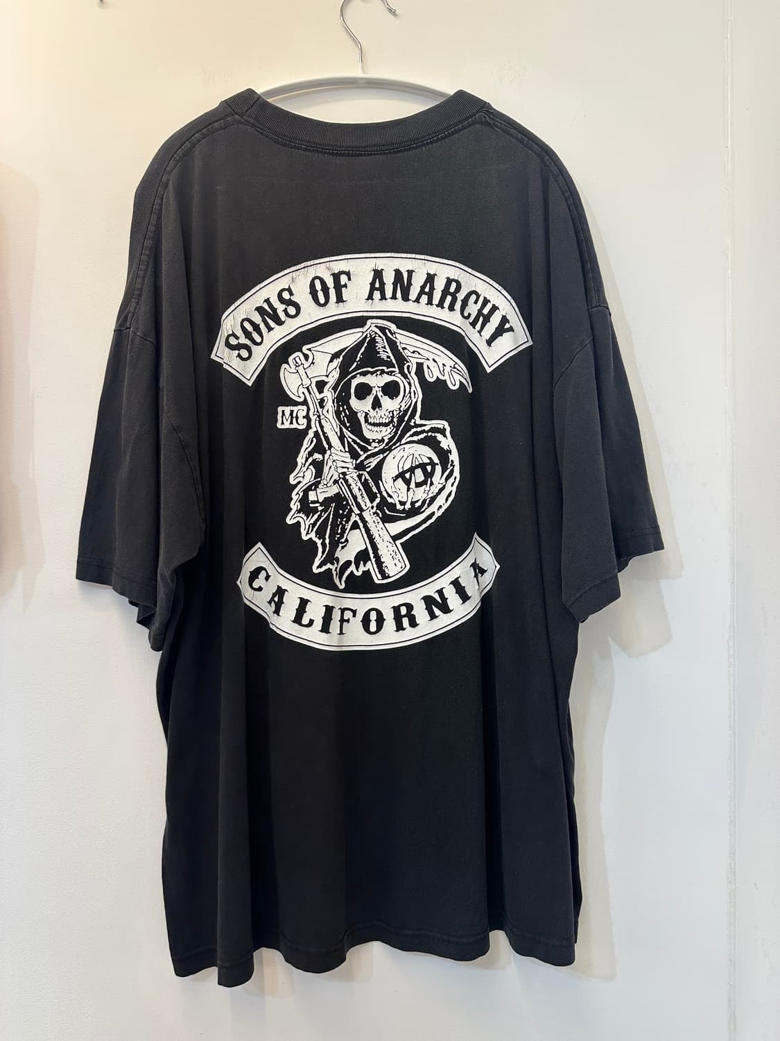 USA빈티지 sons of anarchy 블랙 루즈핏 반팔티 상품이미지1