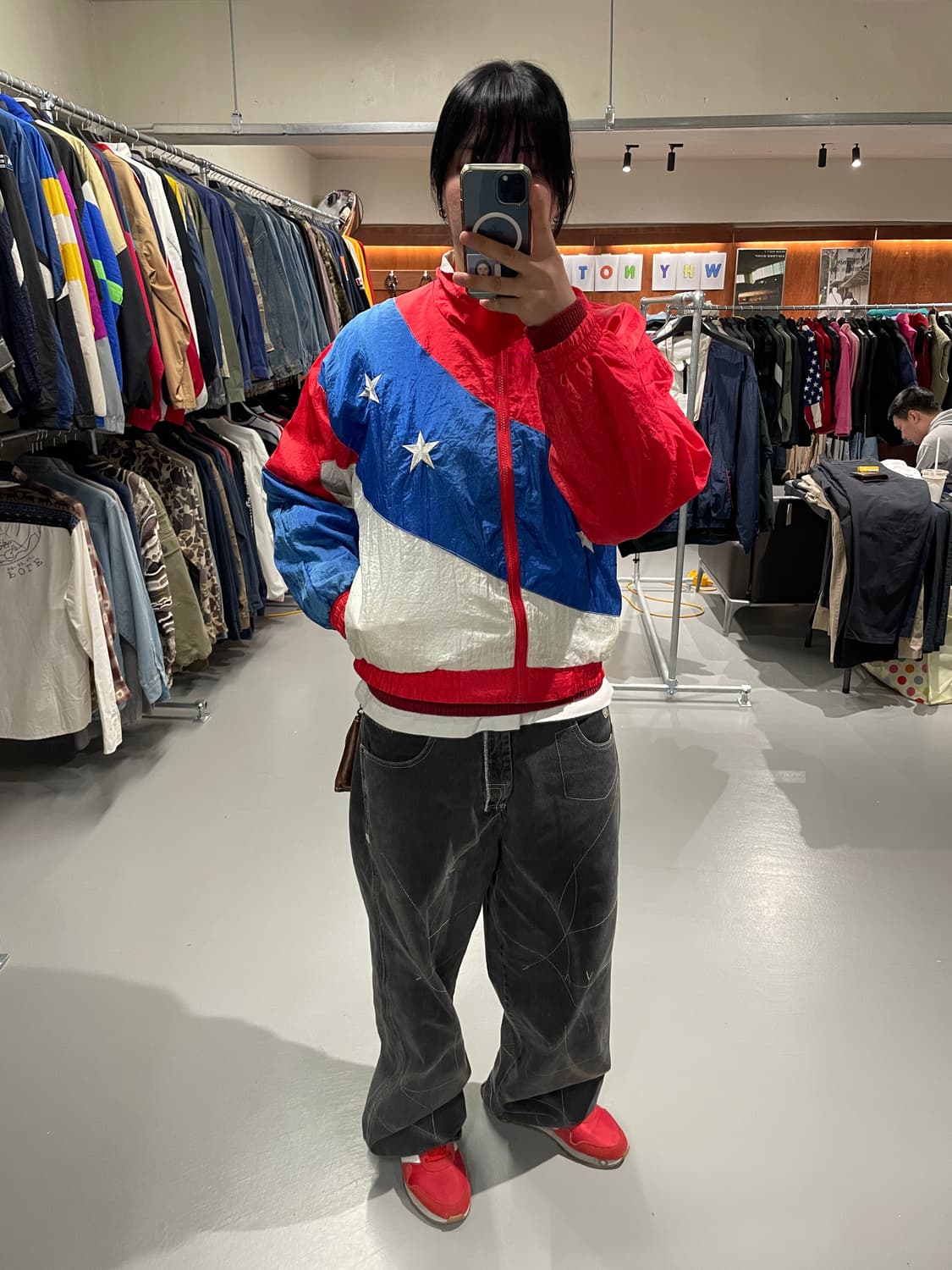 90's 올드스쿨 바람막이   상품이미지4