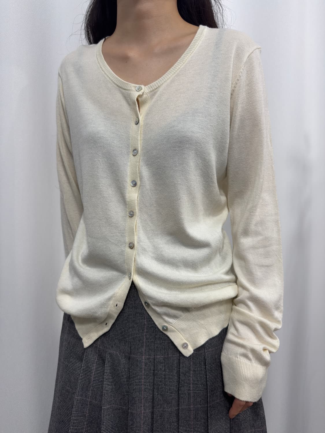ivory cardigan 상품이미지2