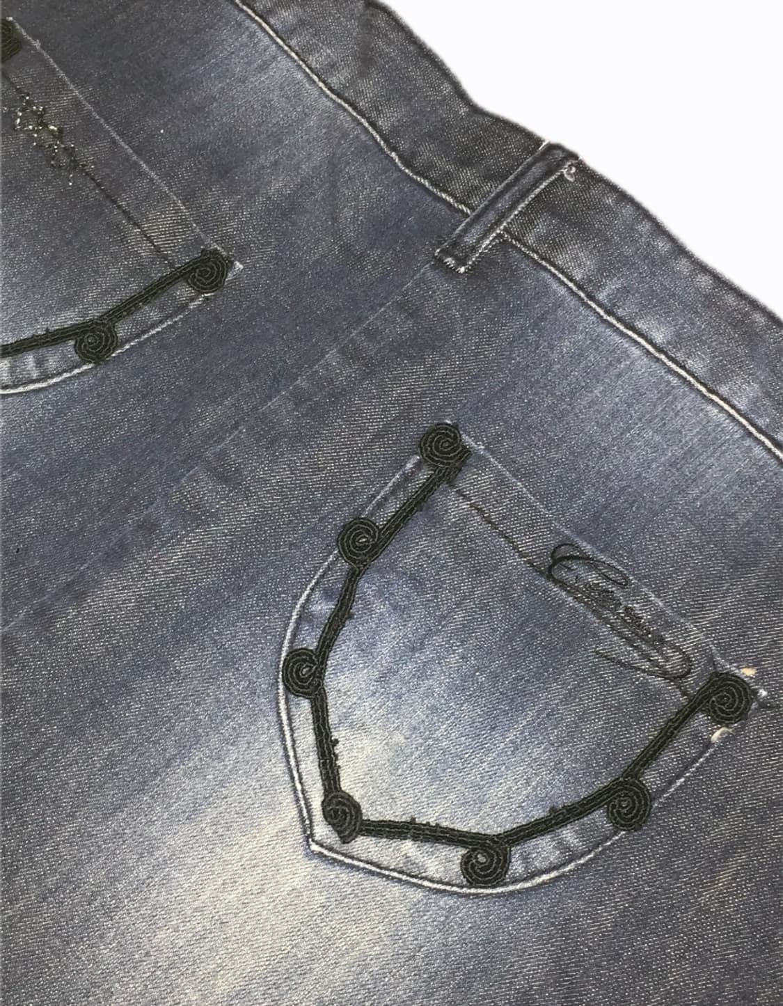 데님 워싱 머메이드 스커트 상품이미지7