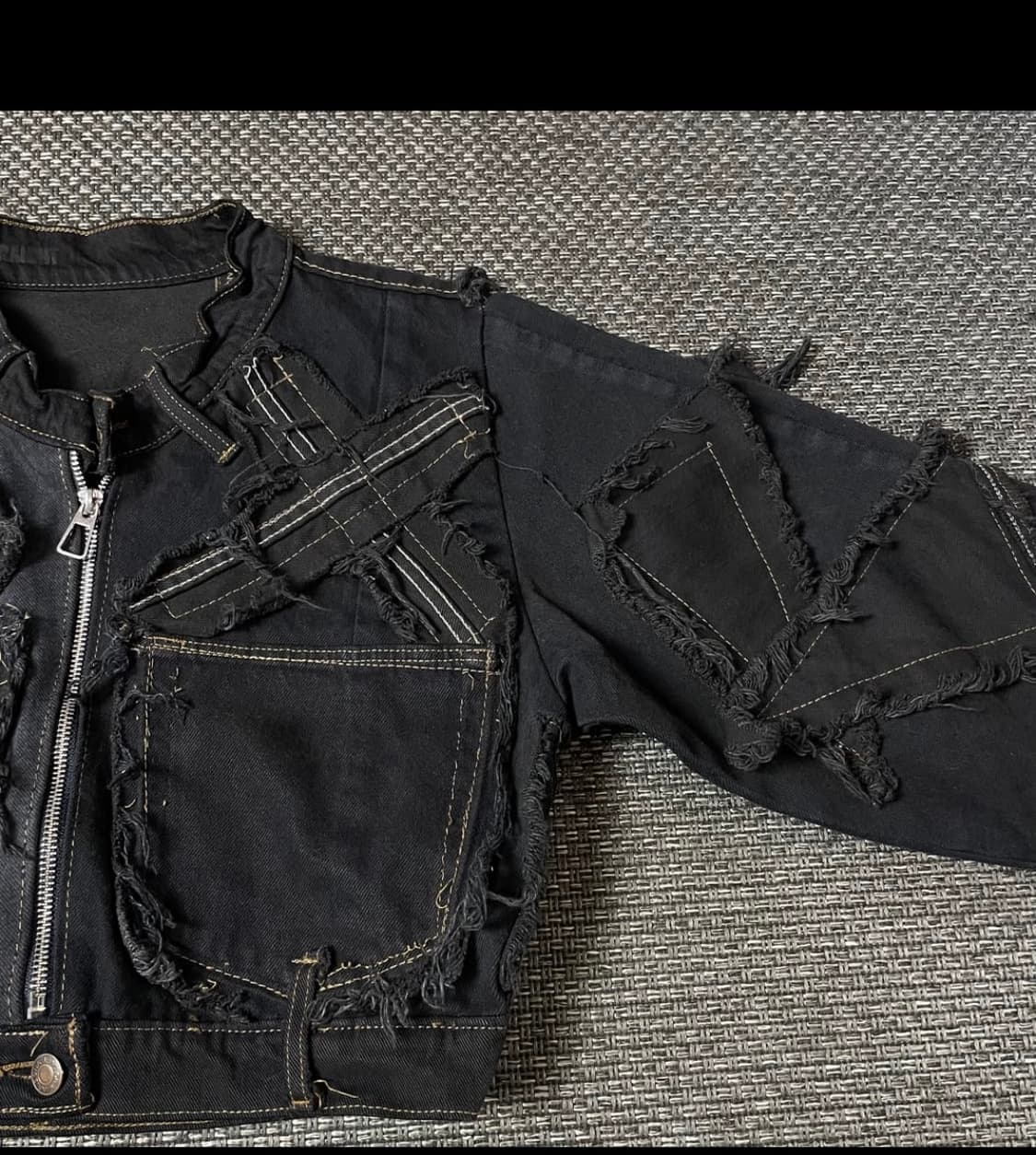 빈티지 크롭 자켓 판매 상품이미지3