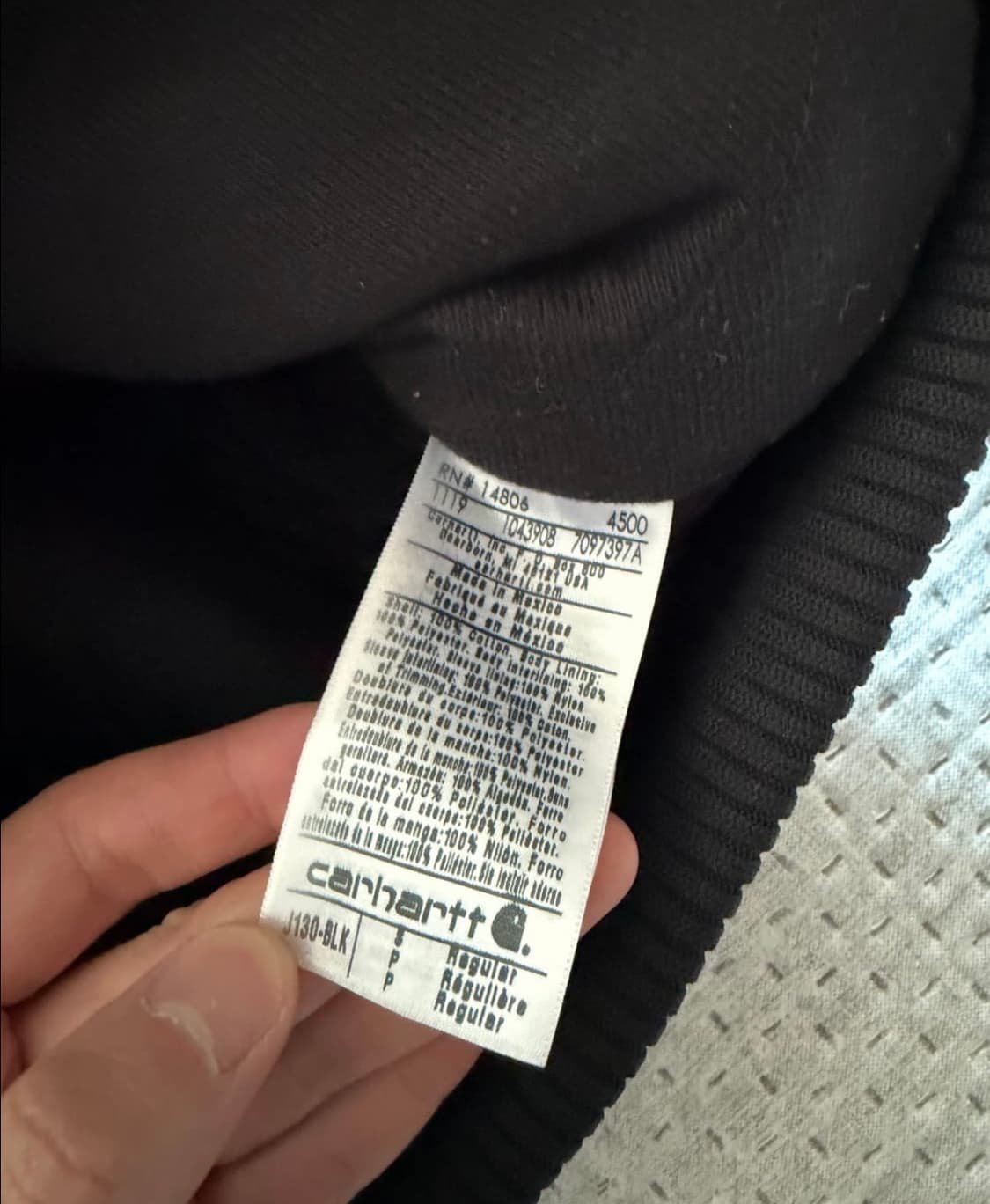 [S] 칼하트 J130 BLK 구버전 상품이미지3