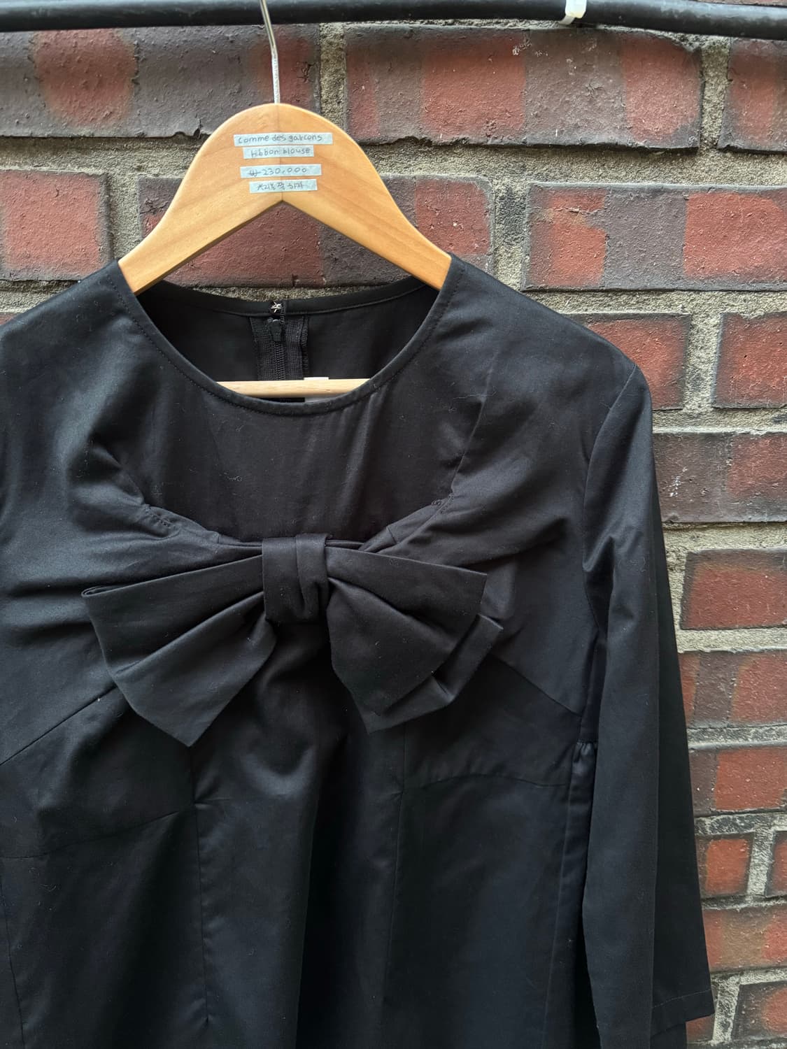 Comme des garcons ribbon blouse 상품이미지3