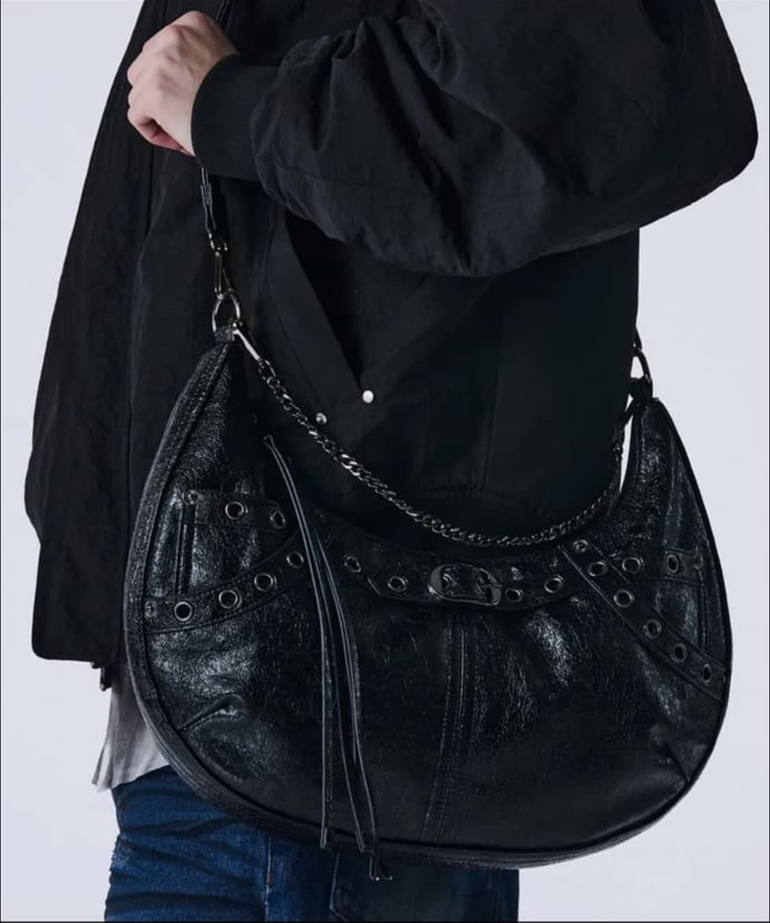 Maison mined leather saddle bag 상품이미지1