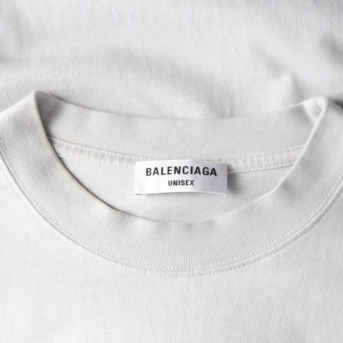 발렌시아가 22SS 로고 코튼 오버핏 반팔 티셔츠 라이트그레이 XL
 상품이미지5