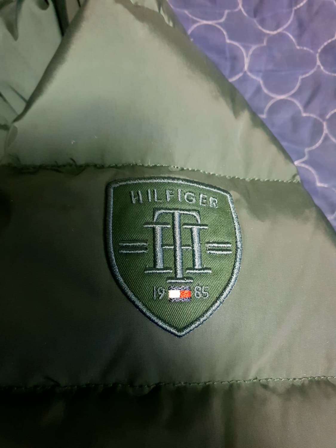 (빈티지)타미힐피거 사이드벨트 사파리 다운 점퍼 카키 (M) 상품이미지2