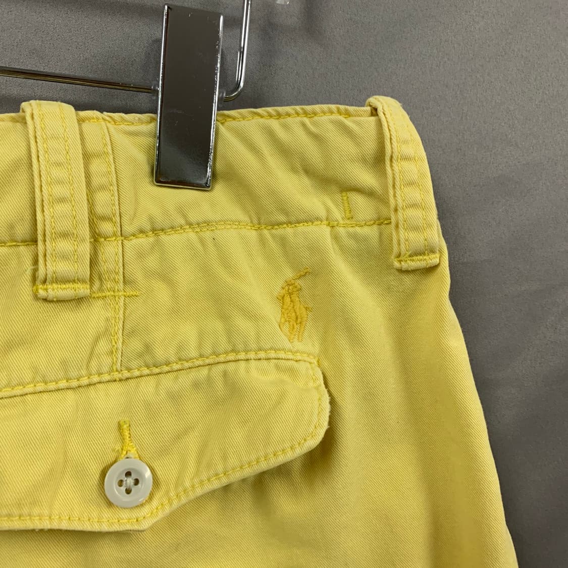 34인치 폴로랄프로렌 옐로우 치노 쇼츠 반바지 상품이미지3