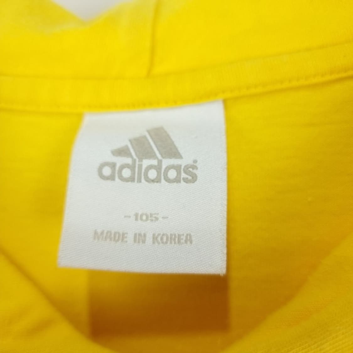 [아디다스] 00s 빈티지 오버핏 반팔 후드티 옐로우 M20186 상품이미지8