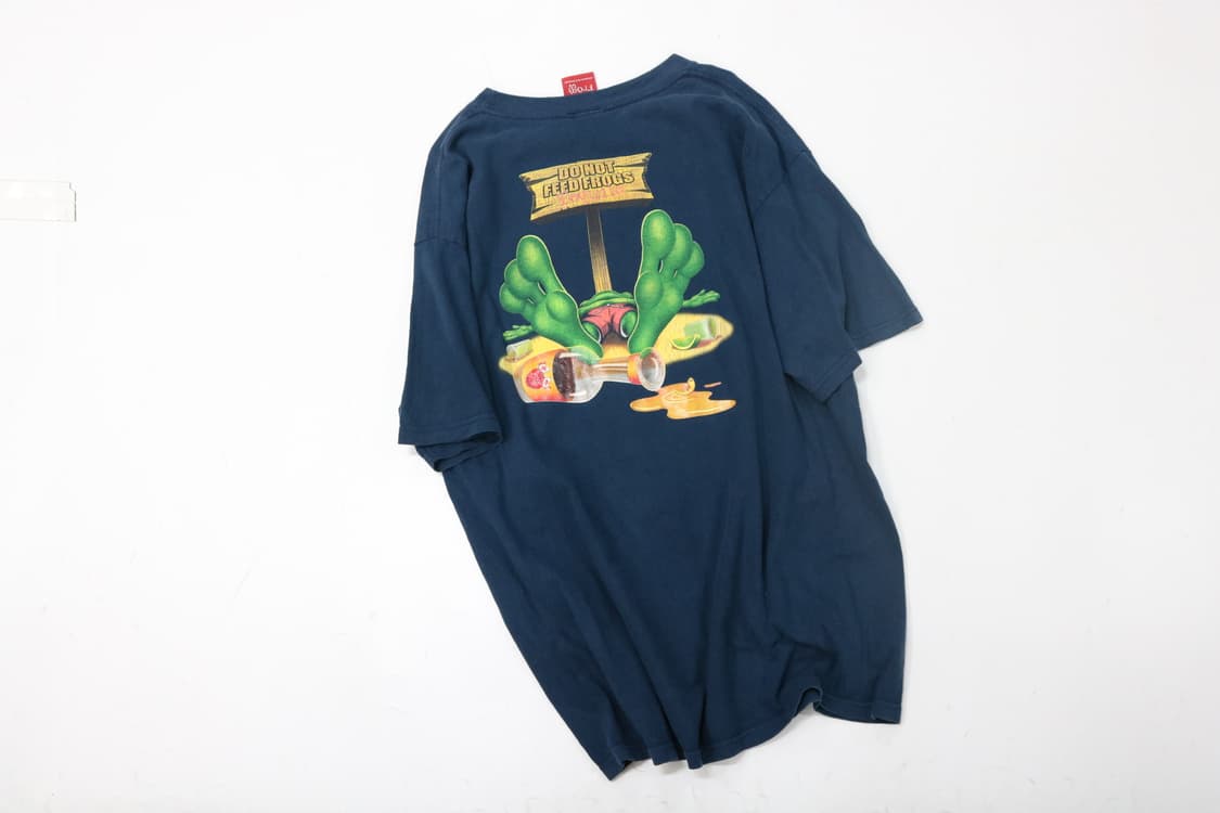 세뇨르 프로그 빈티지 멕시코 캔쿤 테킬라 그래픽 반팔 티셔츠 (L) 상품이미지2