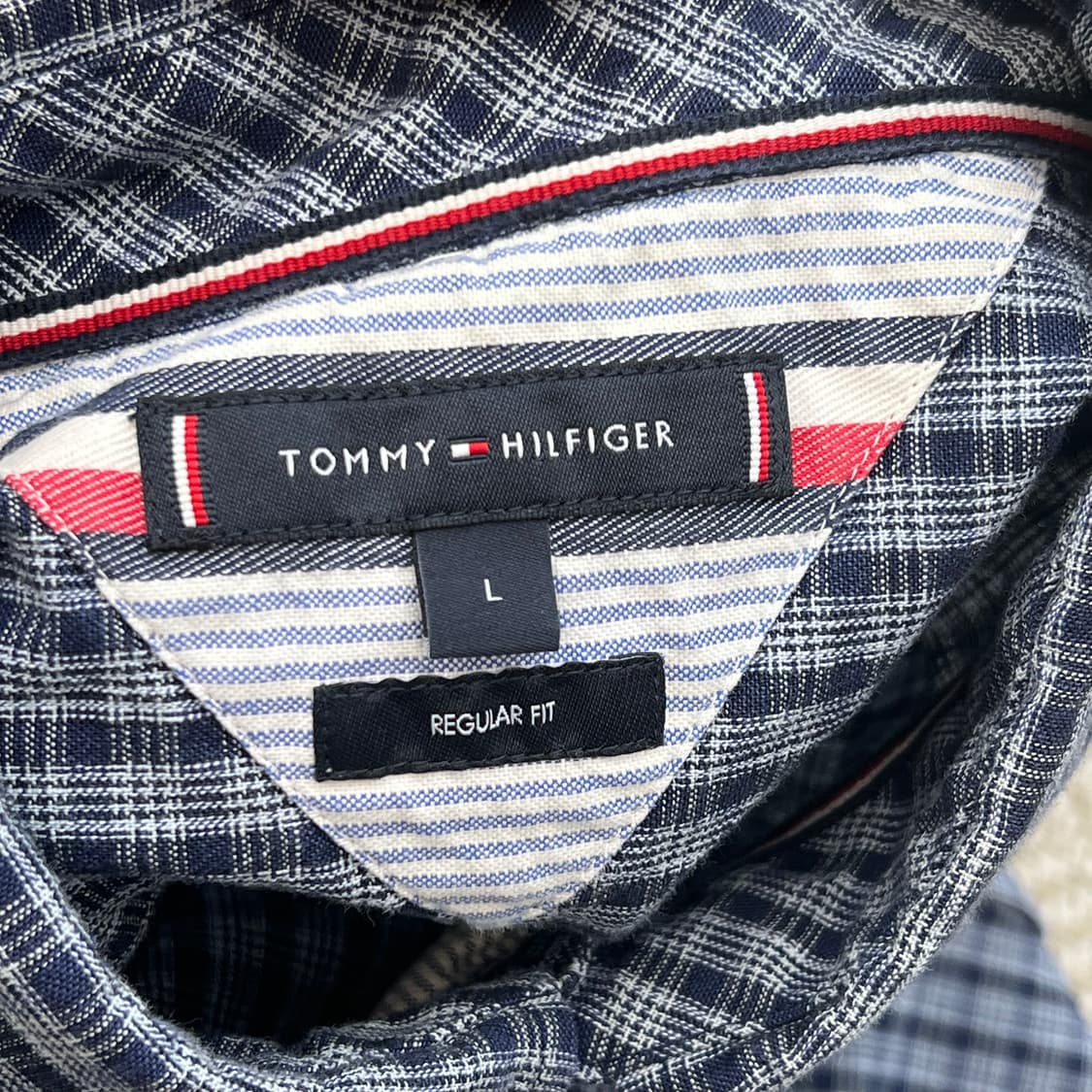 타미힐피거 체크 셔츠 r3449 상품이미지5