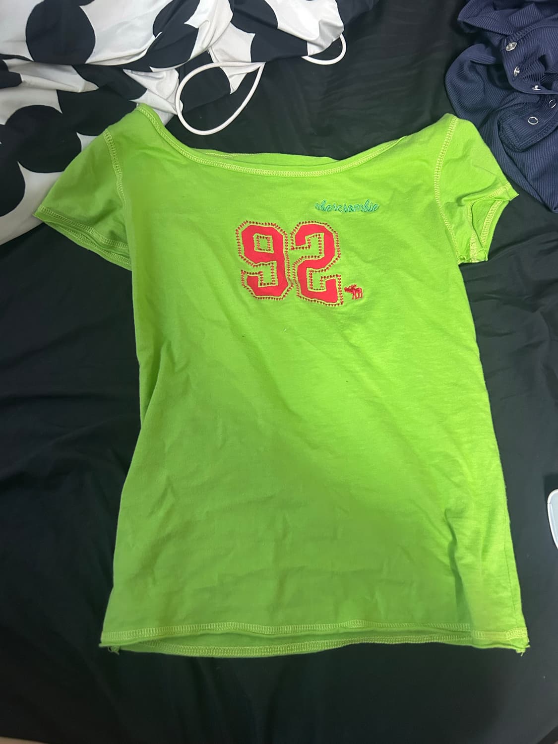 Abecrombie green lime tshirt 상품이미지1