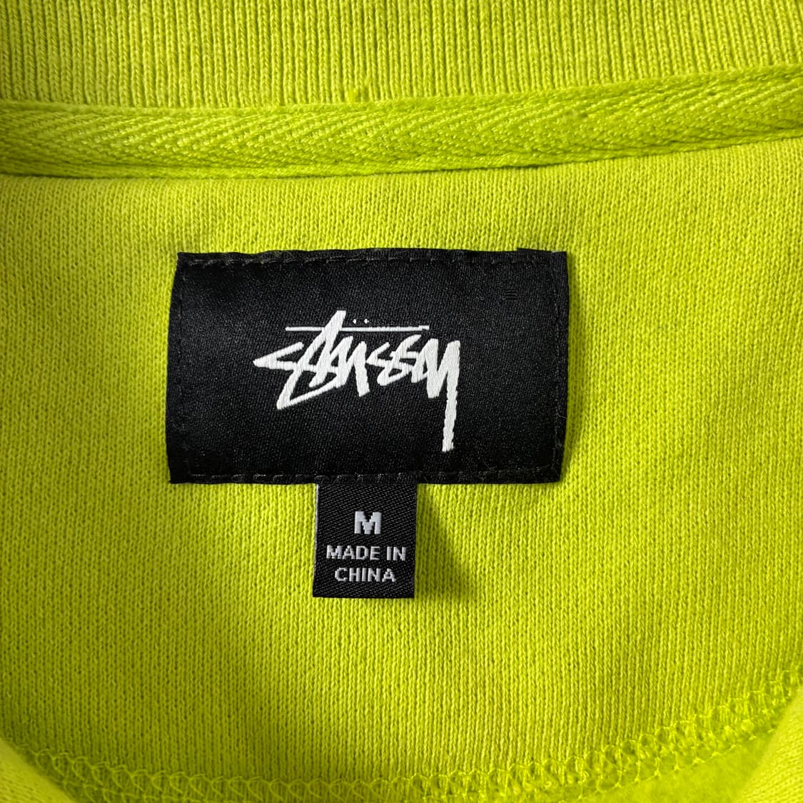 Stussy  스투시 스펠아웃 네온 풀오버 반집업 맨투맨  상품이미지4