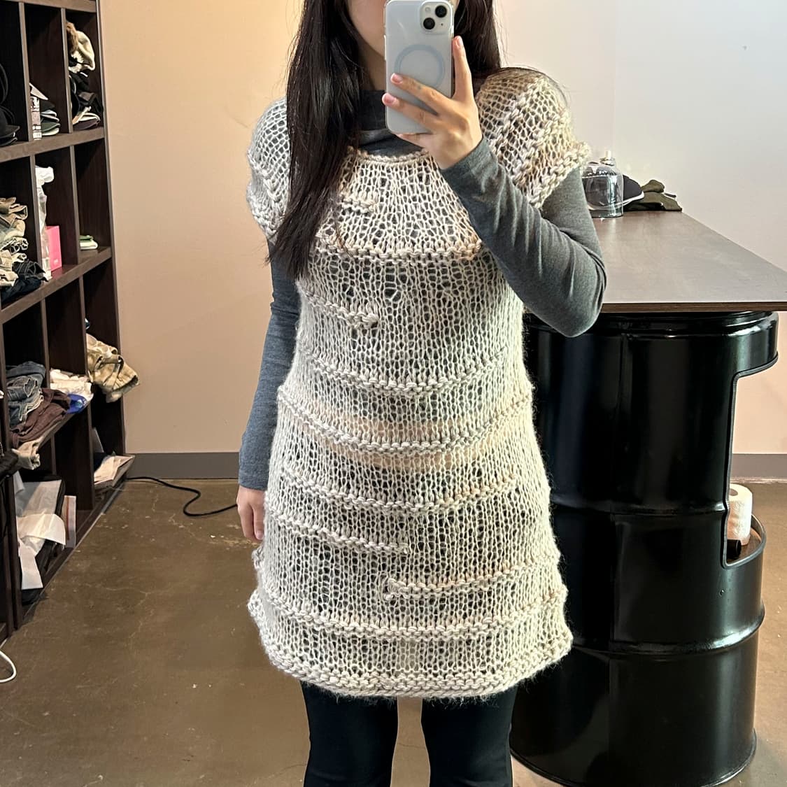 Suncoo 니트 크로셰 ops 상품이미지1