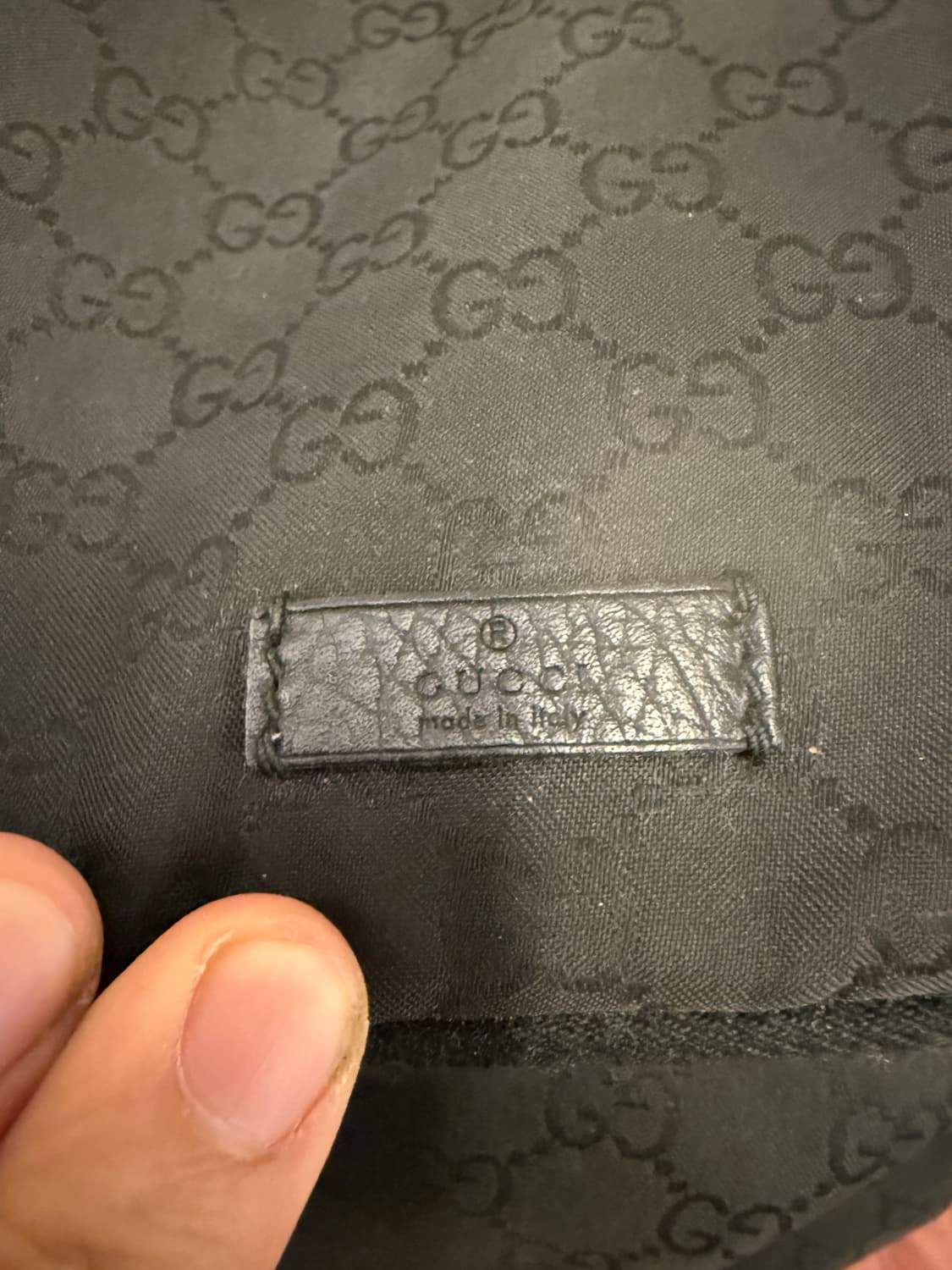 구찌 정품 GG 패턴 빅사이즈 백팩 상품이미지3